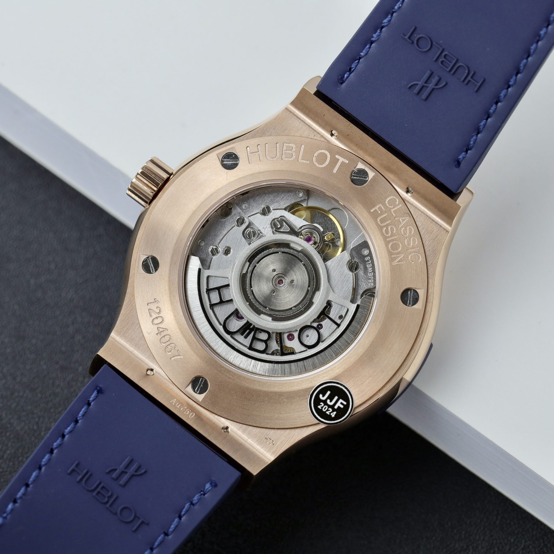 Hublot Replica 1:1 Watch Classic Fusion King Gold Blue Factory JJF 2024 38mm