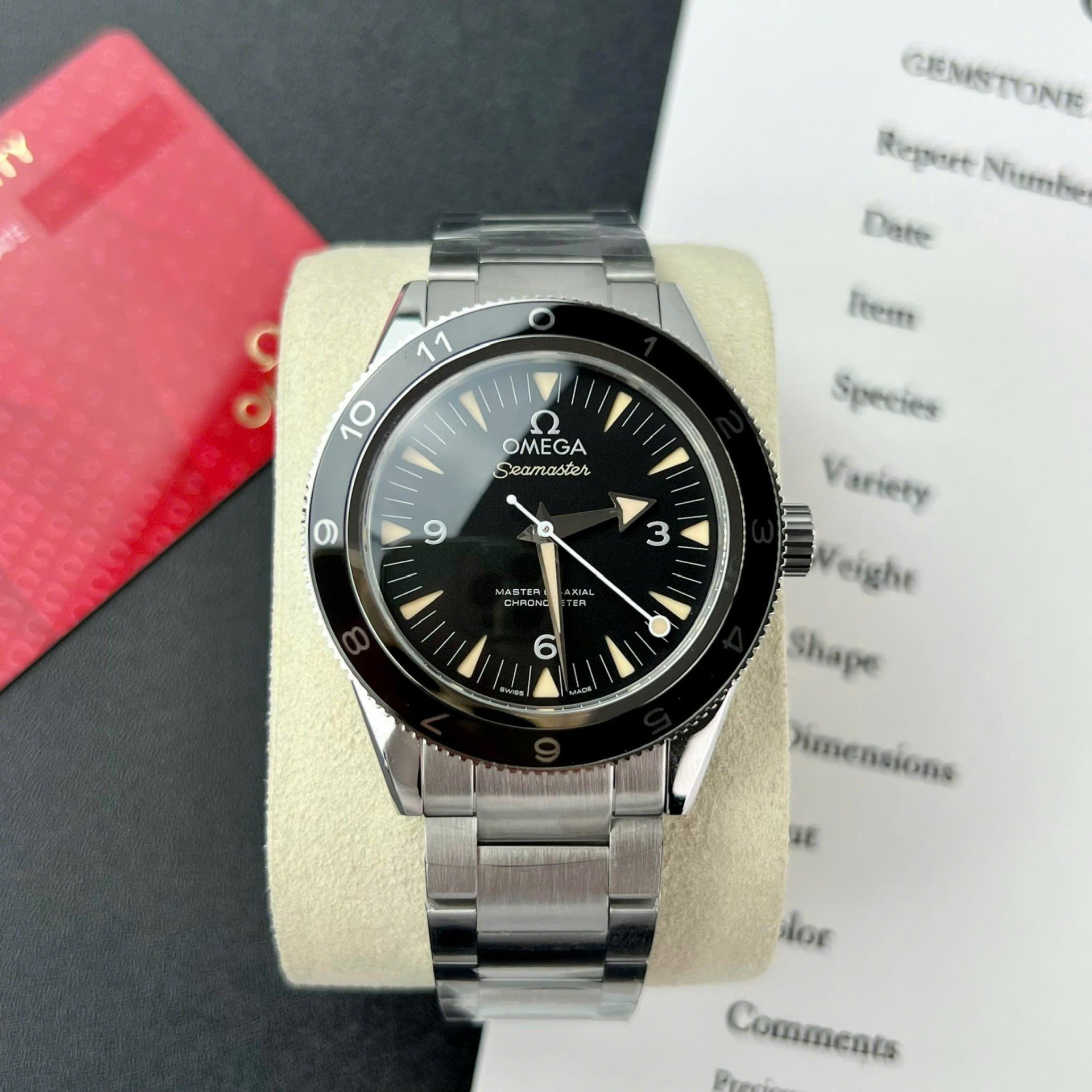 Omega Seamaster 300 Co-Axial Master Chronometer Black Dial Replica Watch VSF 41mm