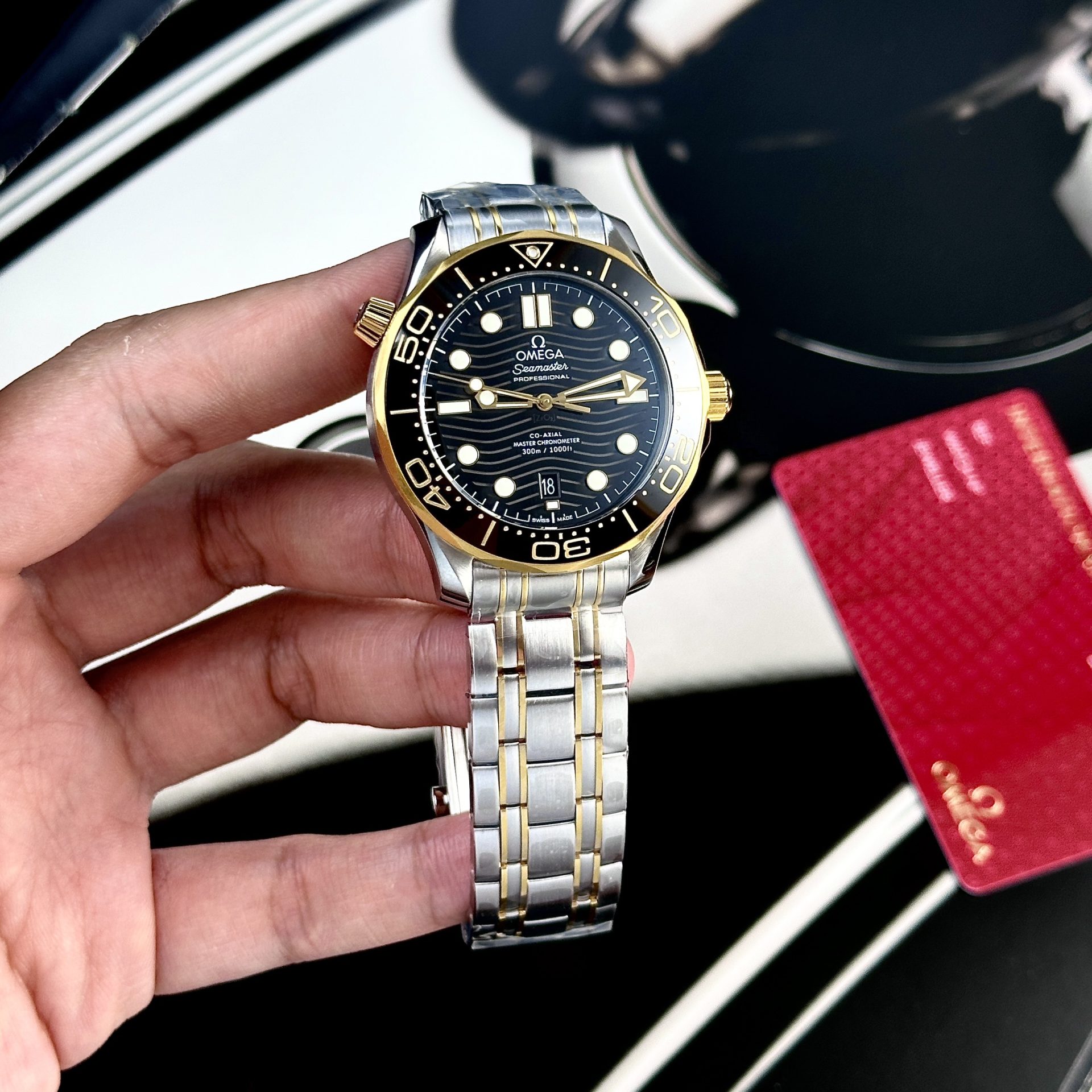 Omega Replica 1:1 Watch Seamaster Diver 300M Demi Gold Factory VS 42mm