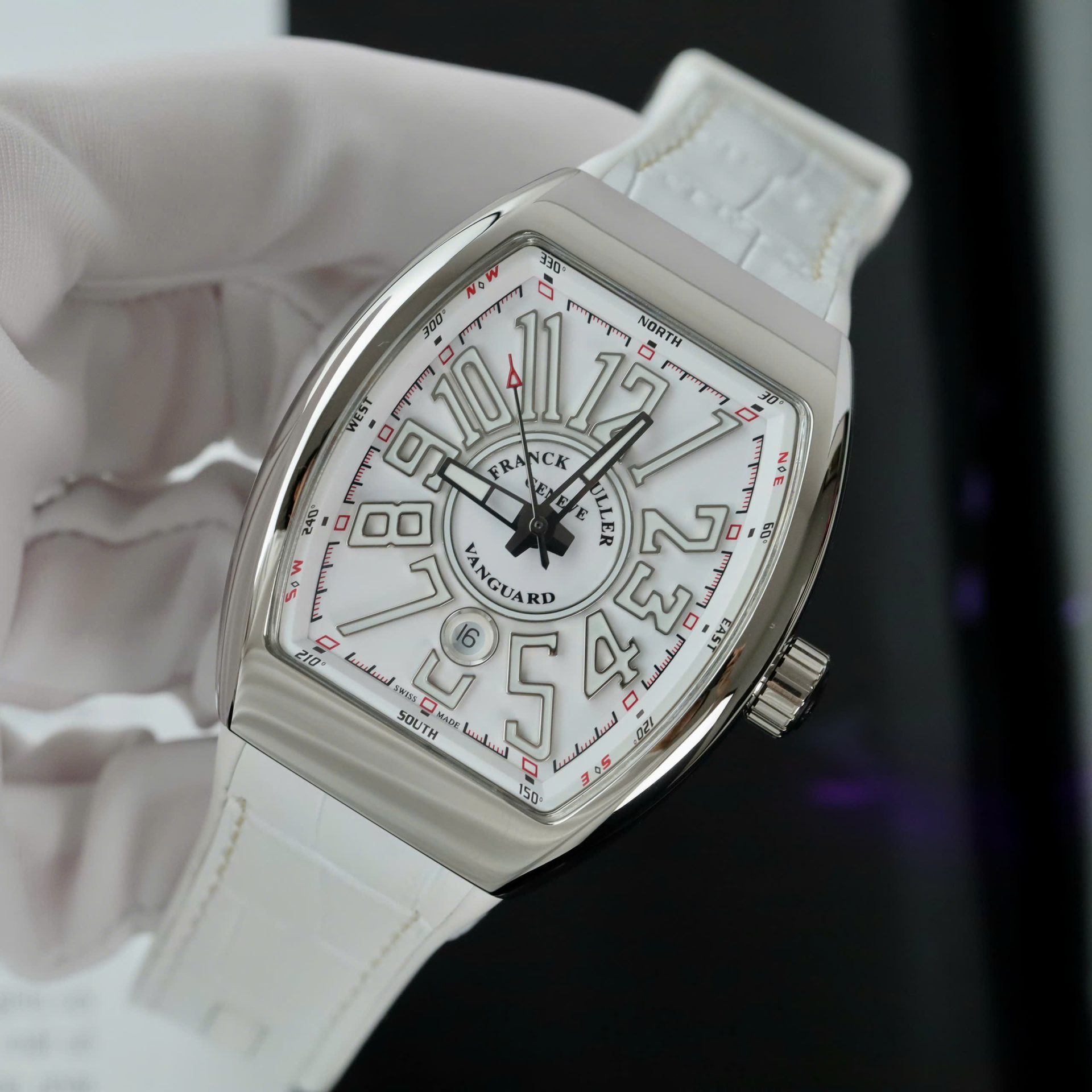 Franck Muller V45 Copies Watches White Dial Automatic Movement ABF Factory 45mm