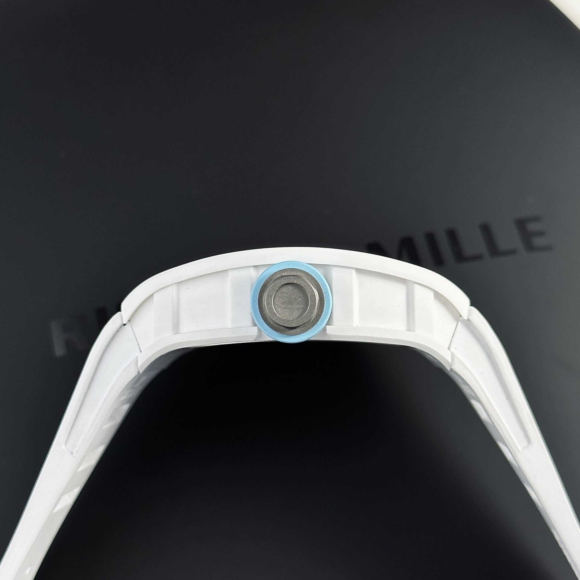 Richard Mille Replica 1:1 Watch RM055 Ceramic Bubba Wasson Blue Factory BBR 45mm