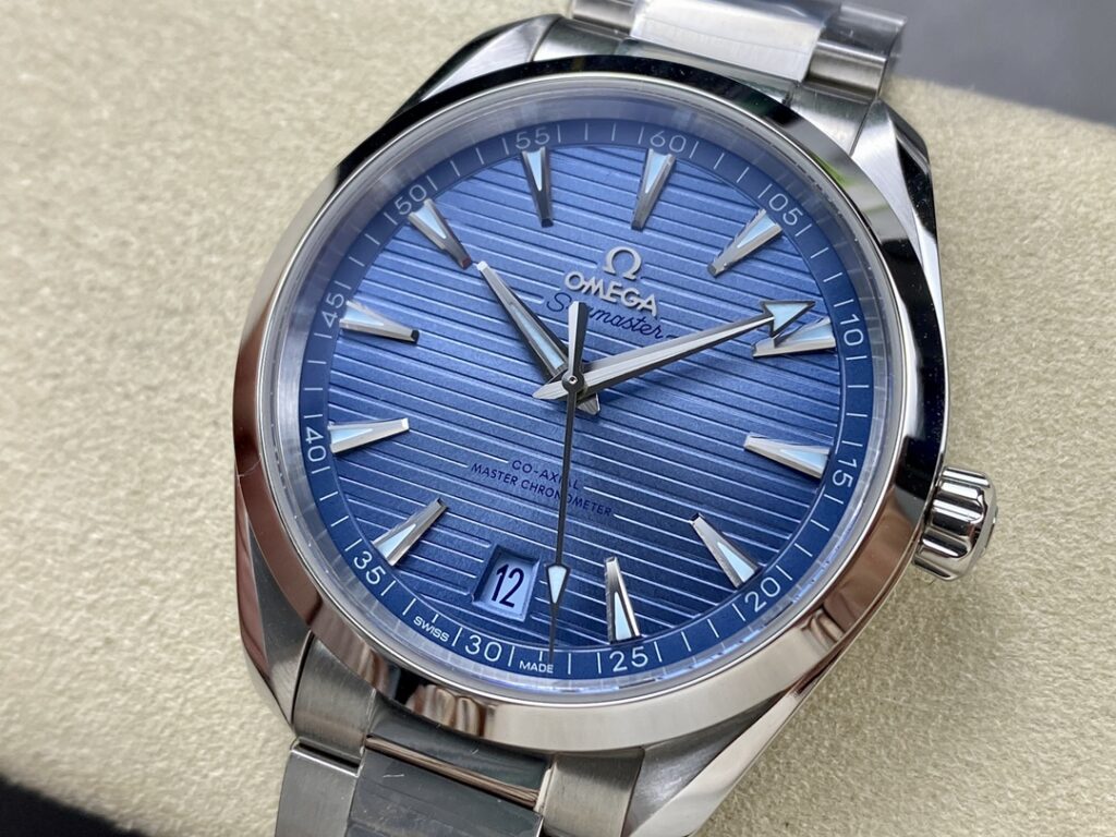 Omega Replica 1:1 Watch Seamaster Blue Dial Steel Strap Factory VS Factory 41mm