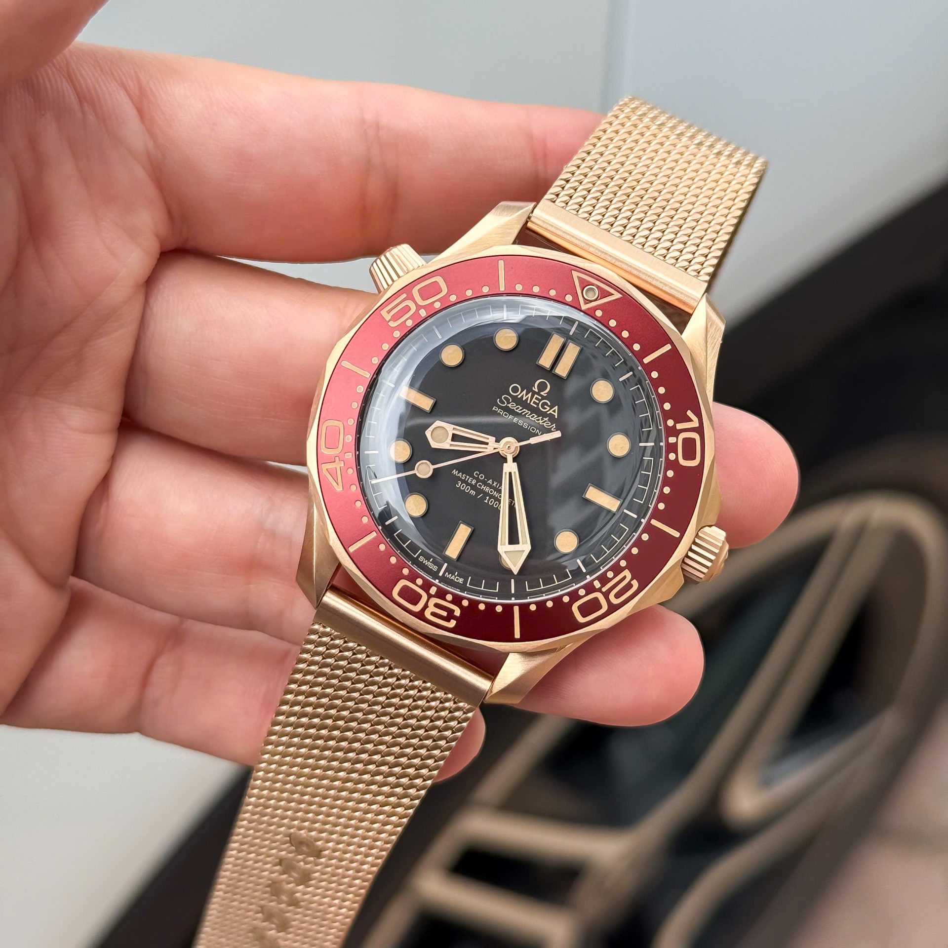 Omega Replica 11 Watch Seamaster Diver 300M Bronze Gold VS Factory 42mm