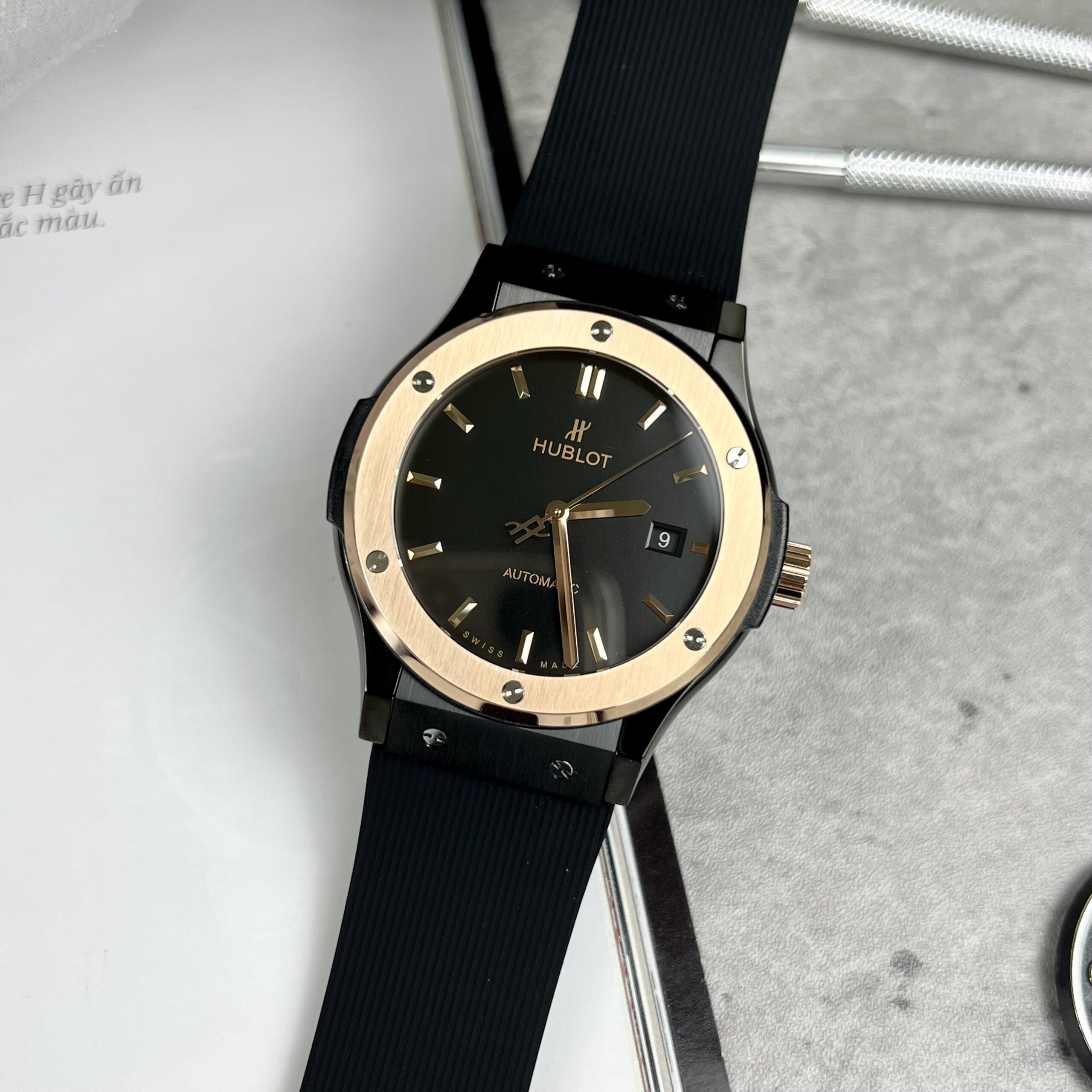 Hublot Replica Watch Classic Fusion Ceramic Demi Premium HBF 42MM