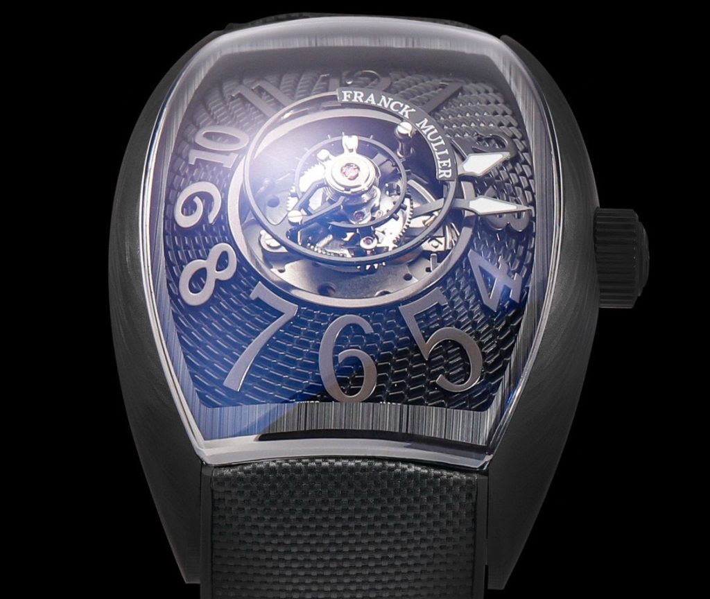 Franck Muller Grand Central Tourbillon Carbon Best Replica Watch 45mm