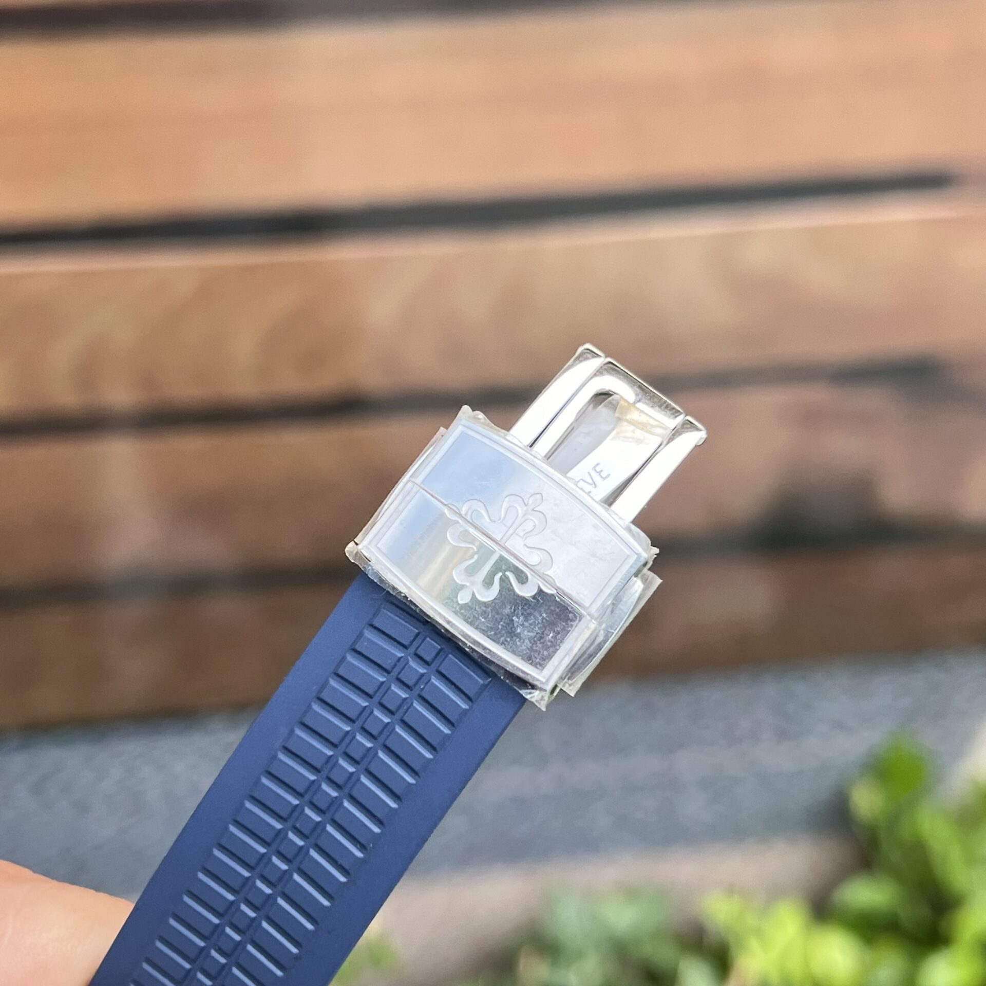 Patek Philippe Replica 1:1 Watch Aquanaut 5168G Blue Dial Rubber Strap 42mm