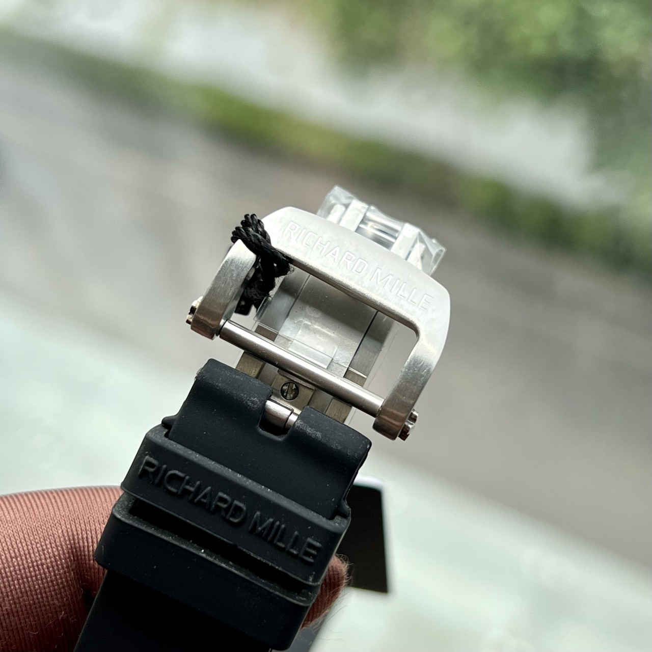 Richard Mille Replica 11 Watch RM007 Women s with Stone Rubber Strap 36mm