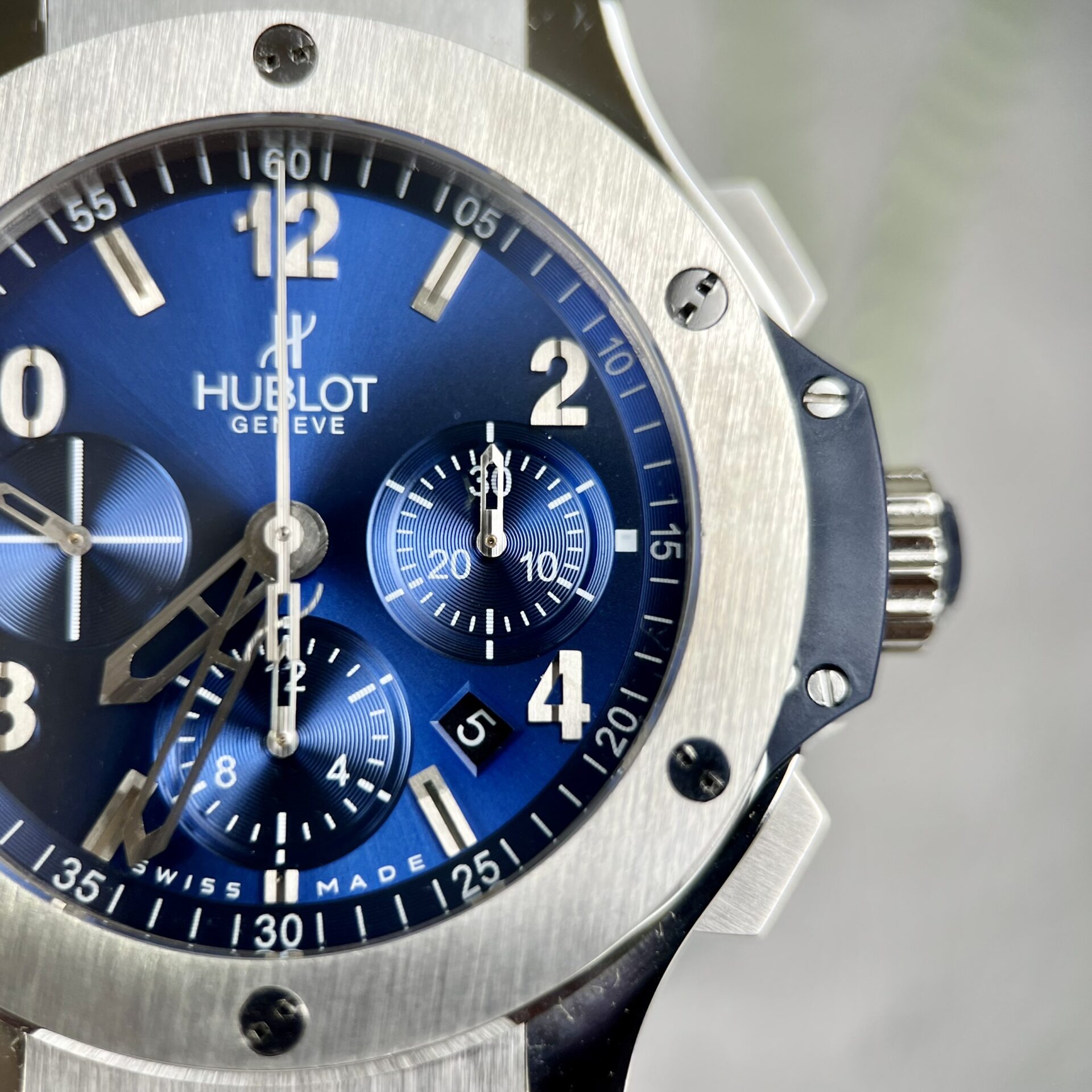Hublot Replica 11 Watch Big Bang Chronograph Titanium Blue 44mm