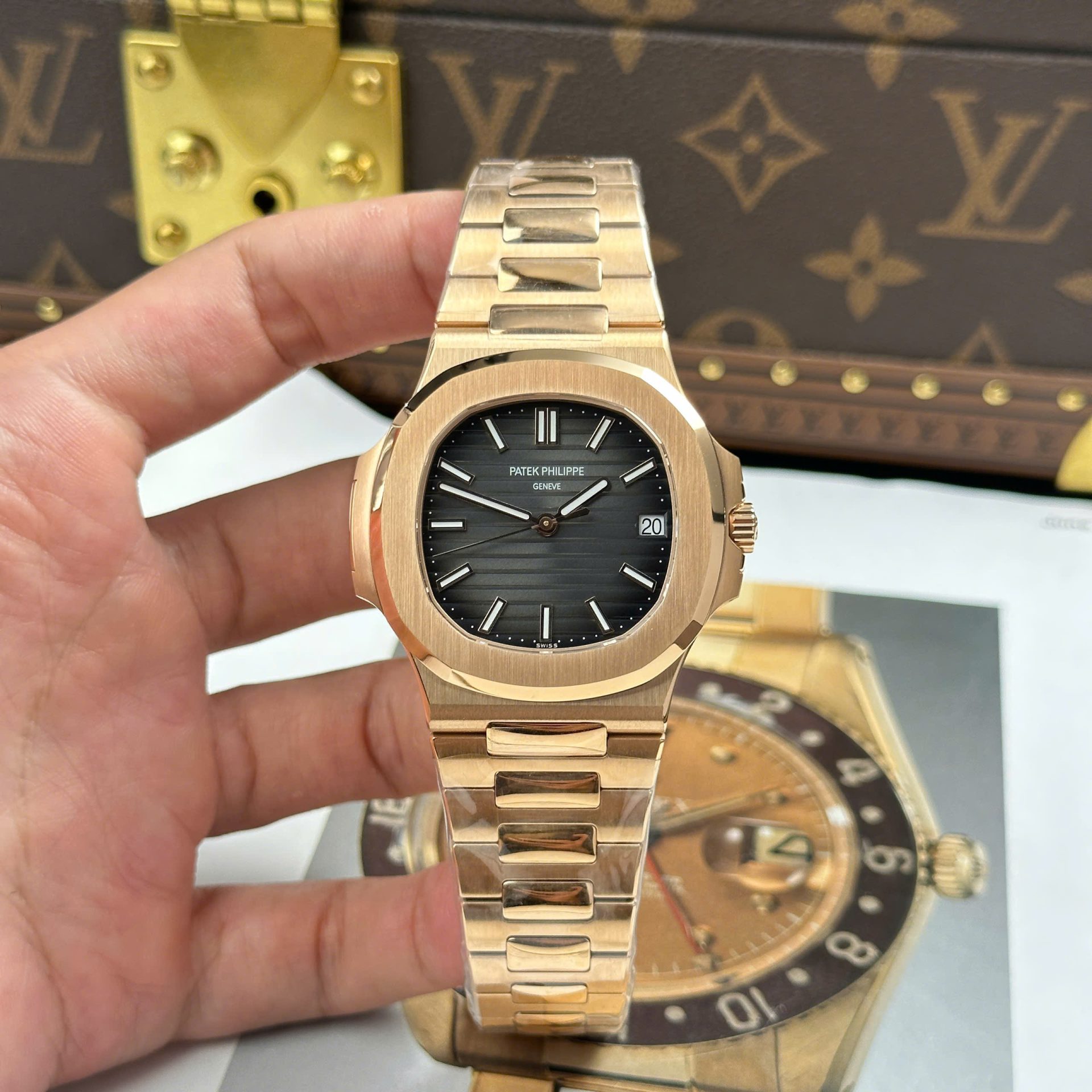 Patek Philippe Nautilus 5711 Knock Off Watches Gray Dial Automatic Movement 3K Factory 40mm