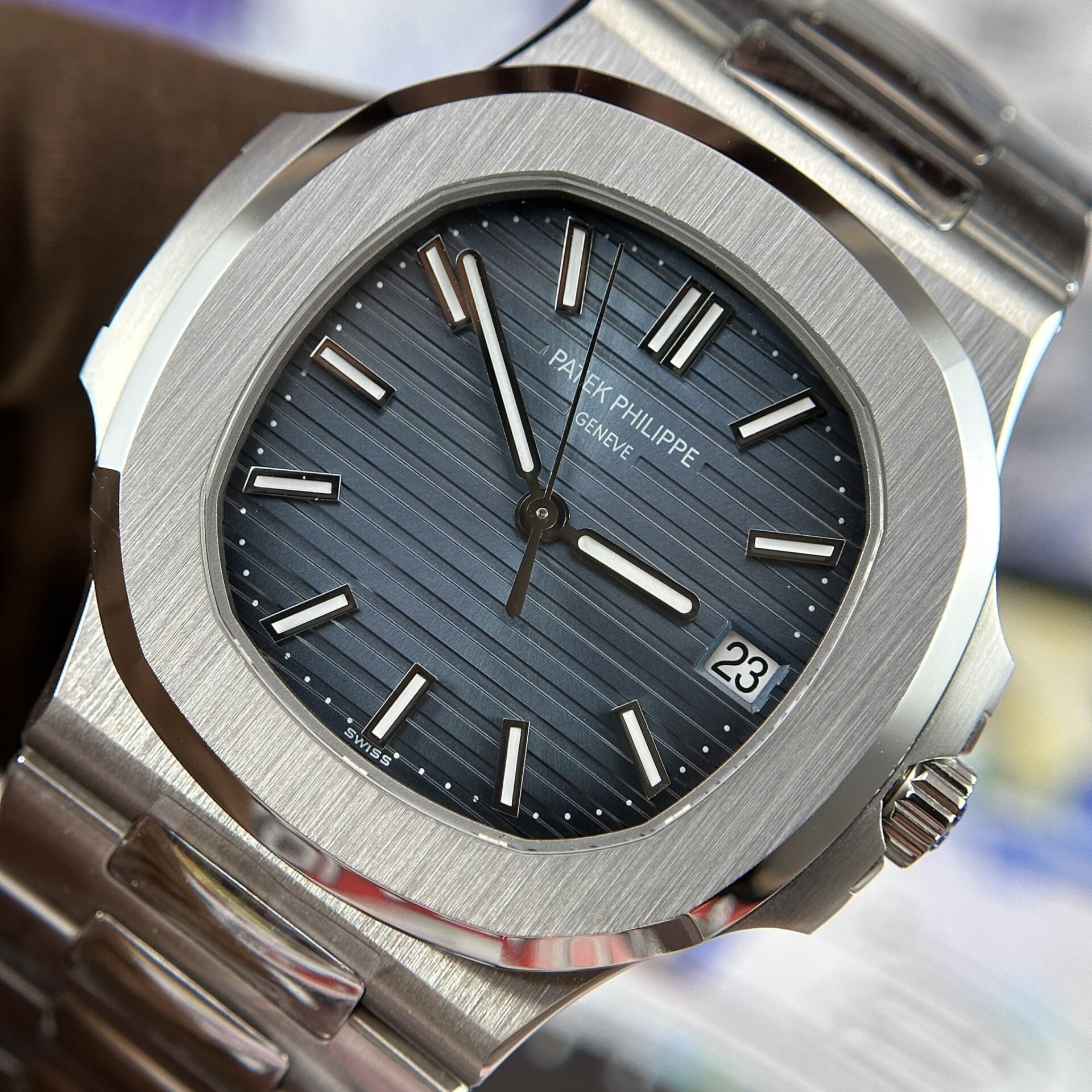 Patek Philippe Nautilus 5711 Blue Dial Replica 1:1 Watch 3K Factory 40mm