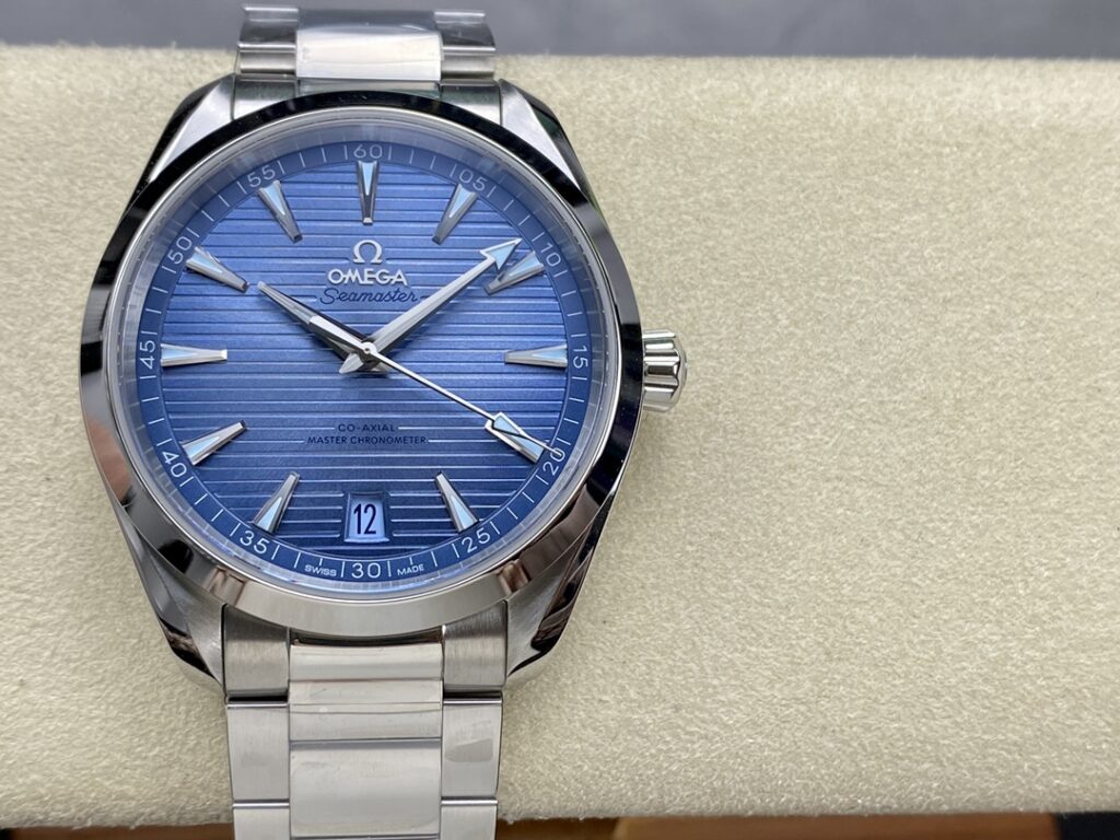 Omega Replica 1:1 Watch Seamaster Blue Dial Steel Strap Factory VS Factory 41mm