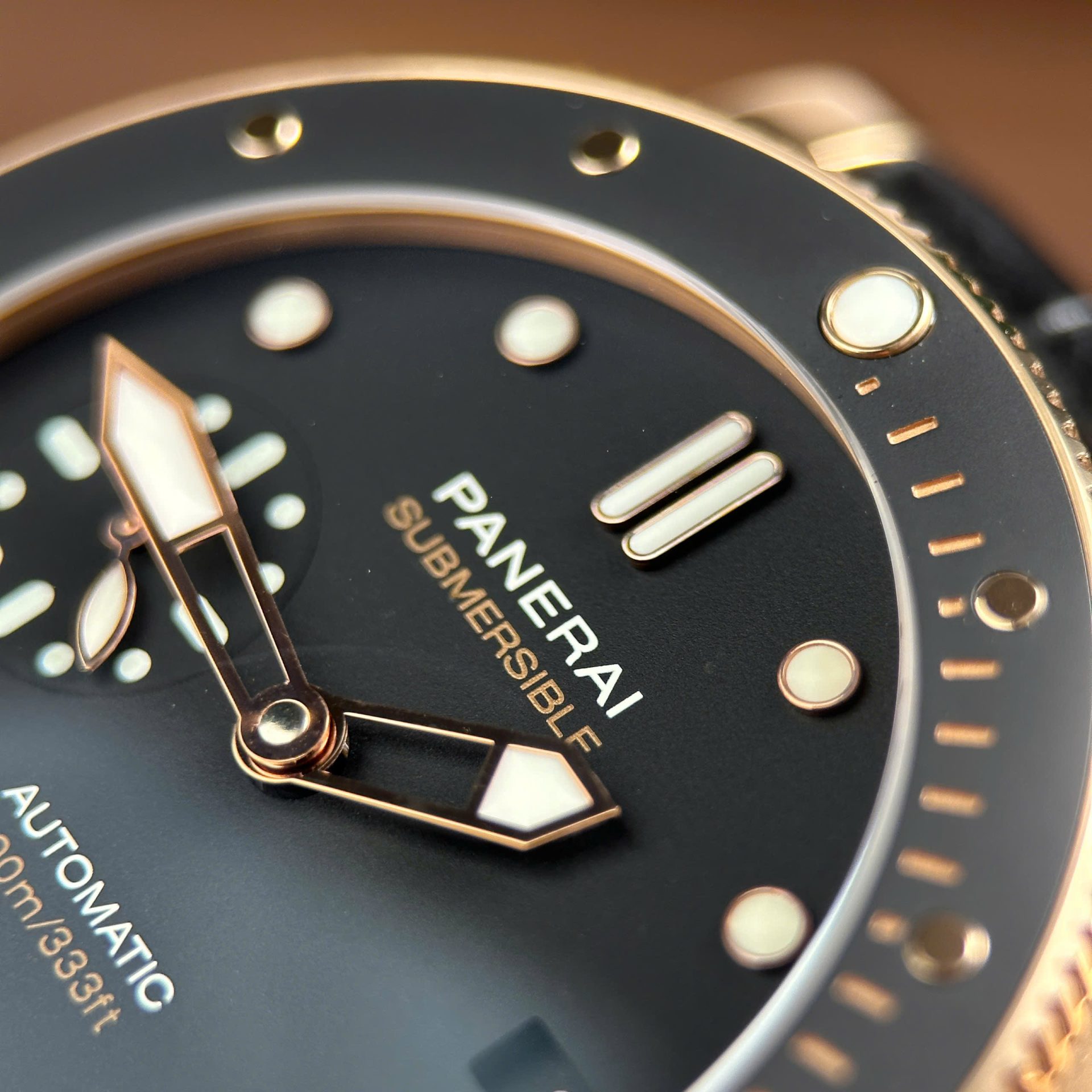 Panerai Submersible PAM974 Best Copies Watches Black Dial Automatic Movement VS Factory 42mm