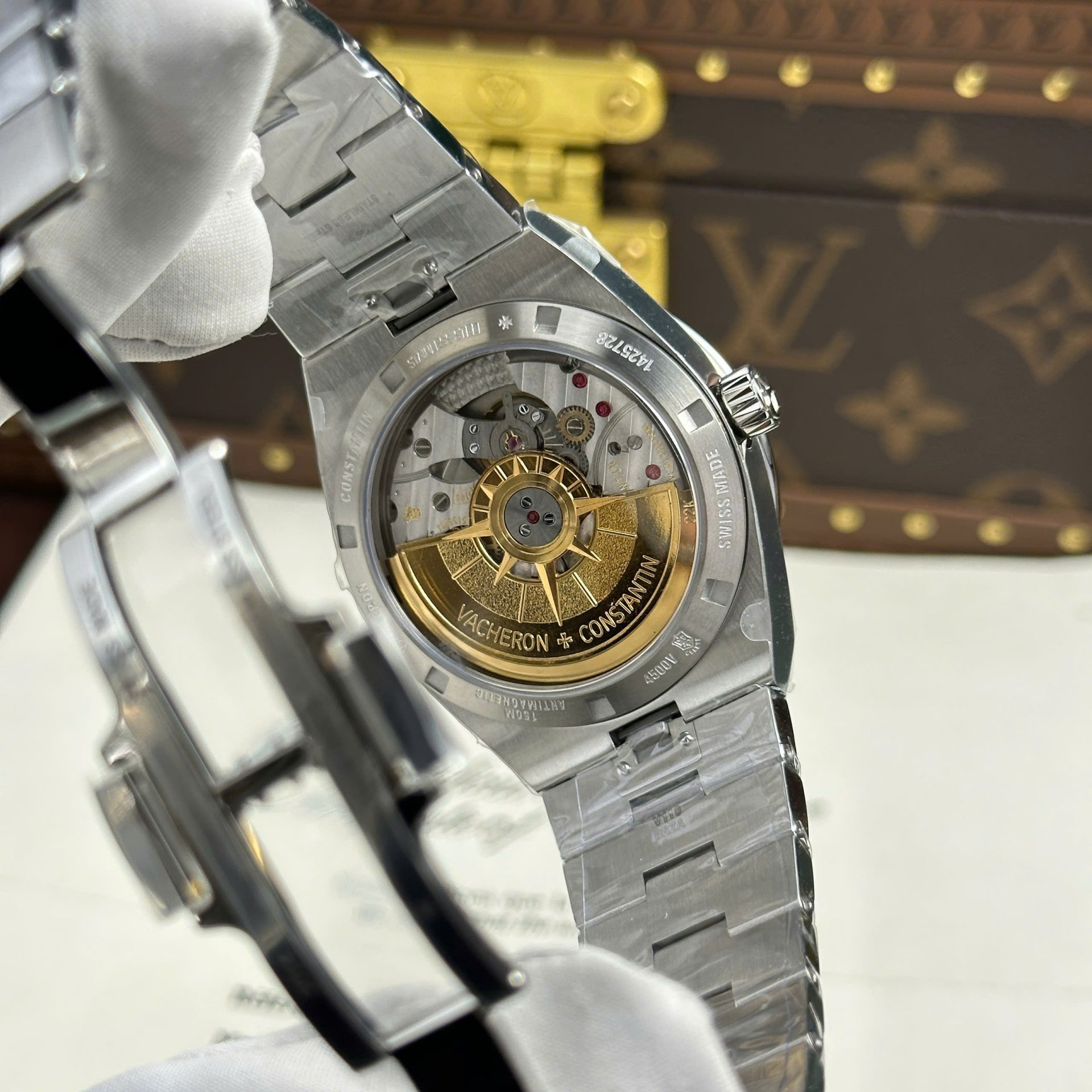 Vacheron Constantin Overseas 4500V Replica Watch Dial Blue PPF Factory 41mm