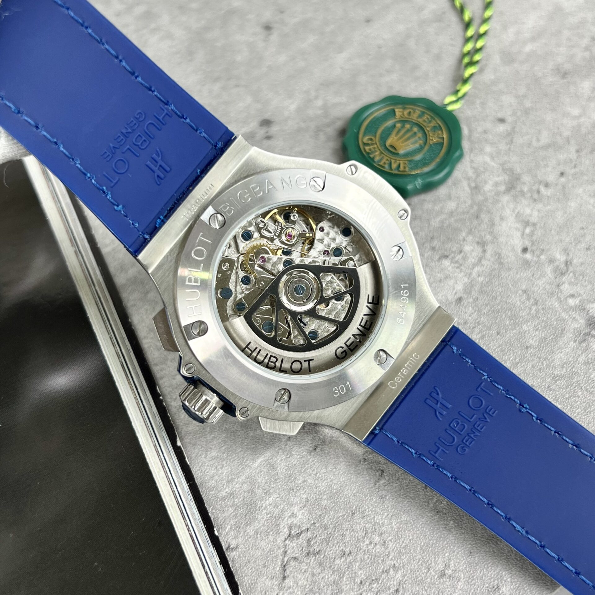 Hublot Replica 11 Watch Big Bang Chronograph Titanium Blue 44mm