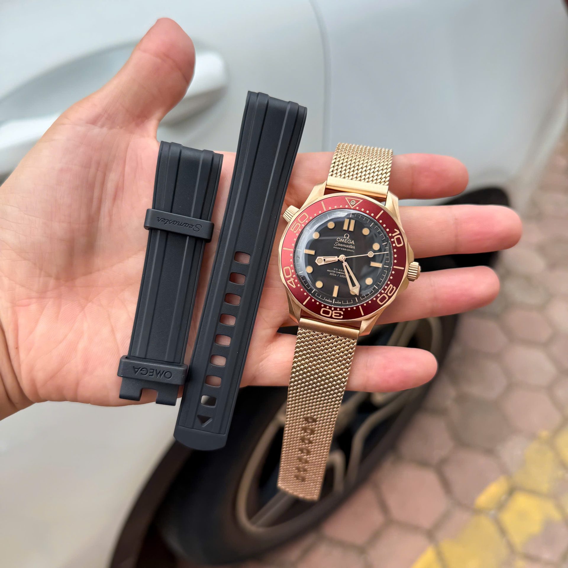 Omega Replica 11 Watch Seamaster Diver 300M Bronze Gold VS Factory 42mm