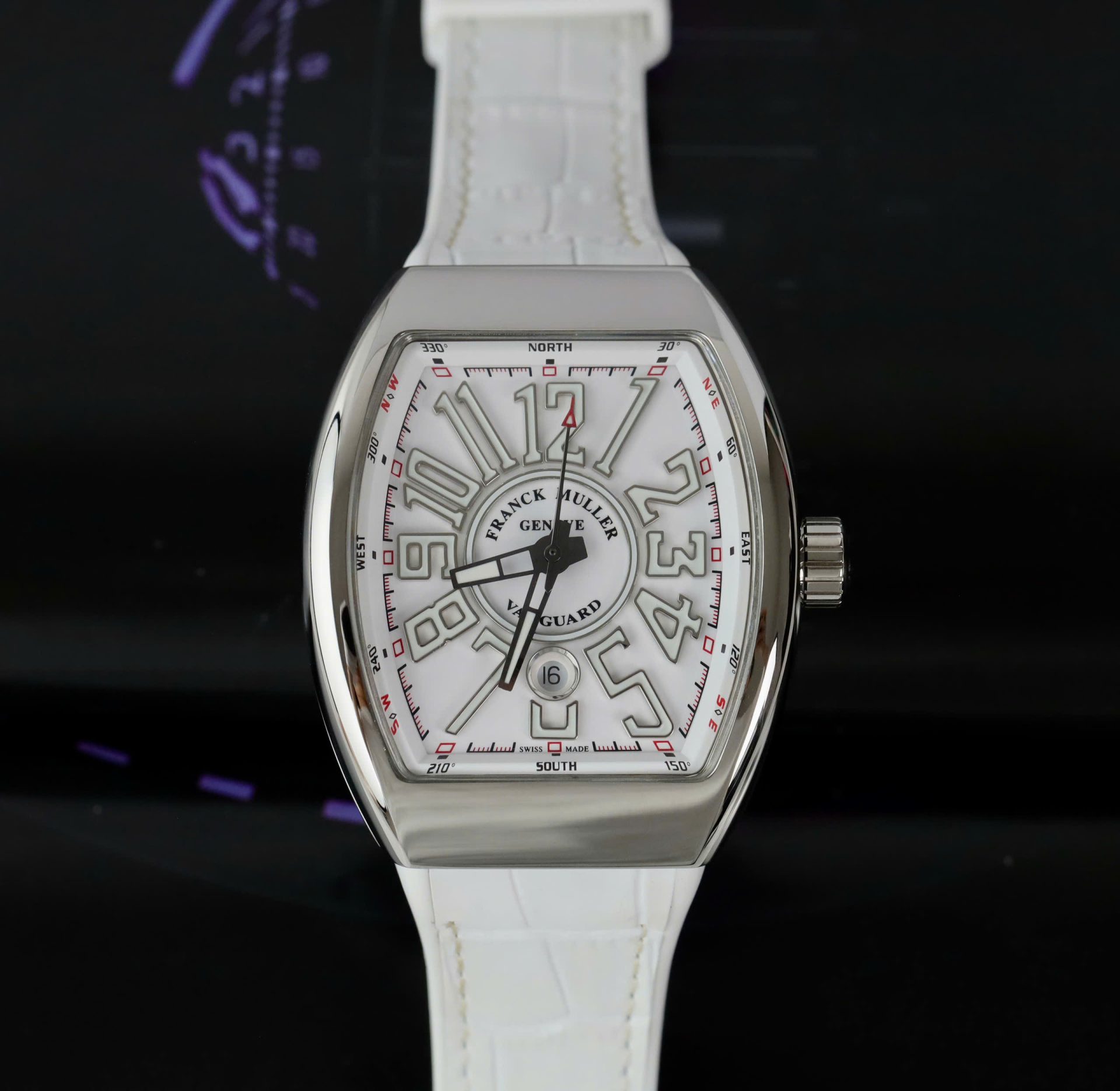 Franck Muller V45 Copies Watches White Dial Automatic Movement ABF Factory 45mm