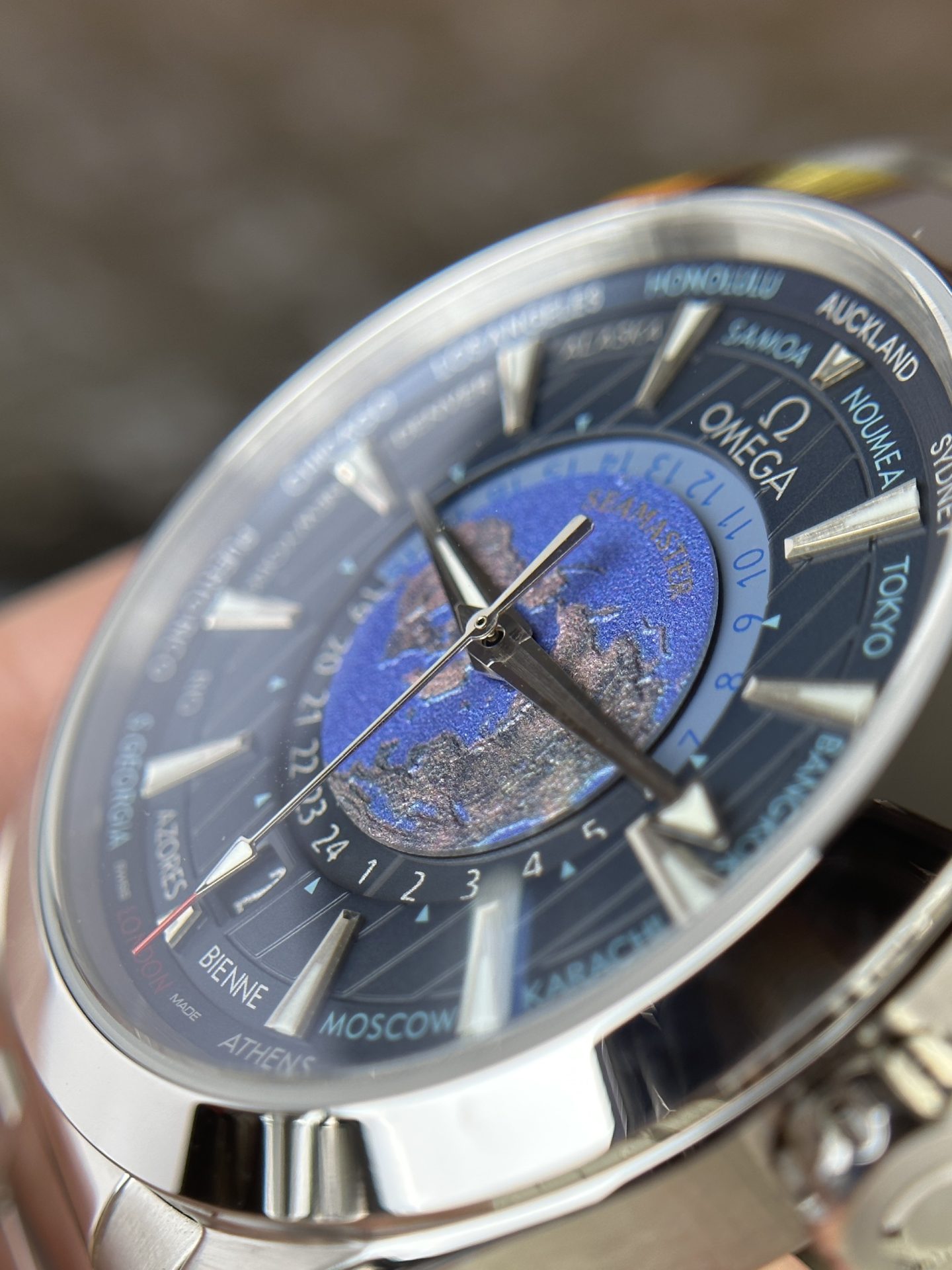 Omega Replica 1:1 Watch Seamaster Aqua Terra Blue Dial VS Factory 43mm