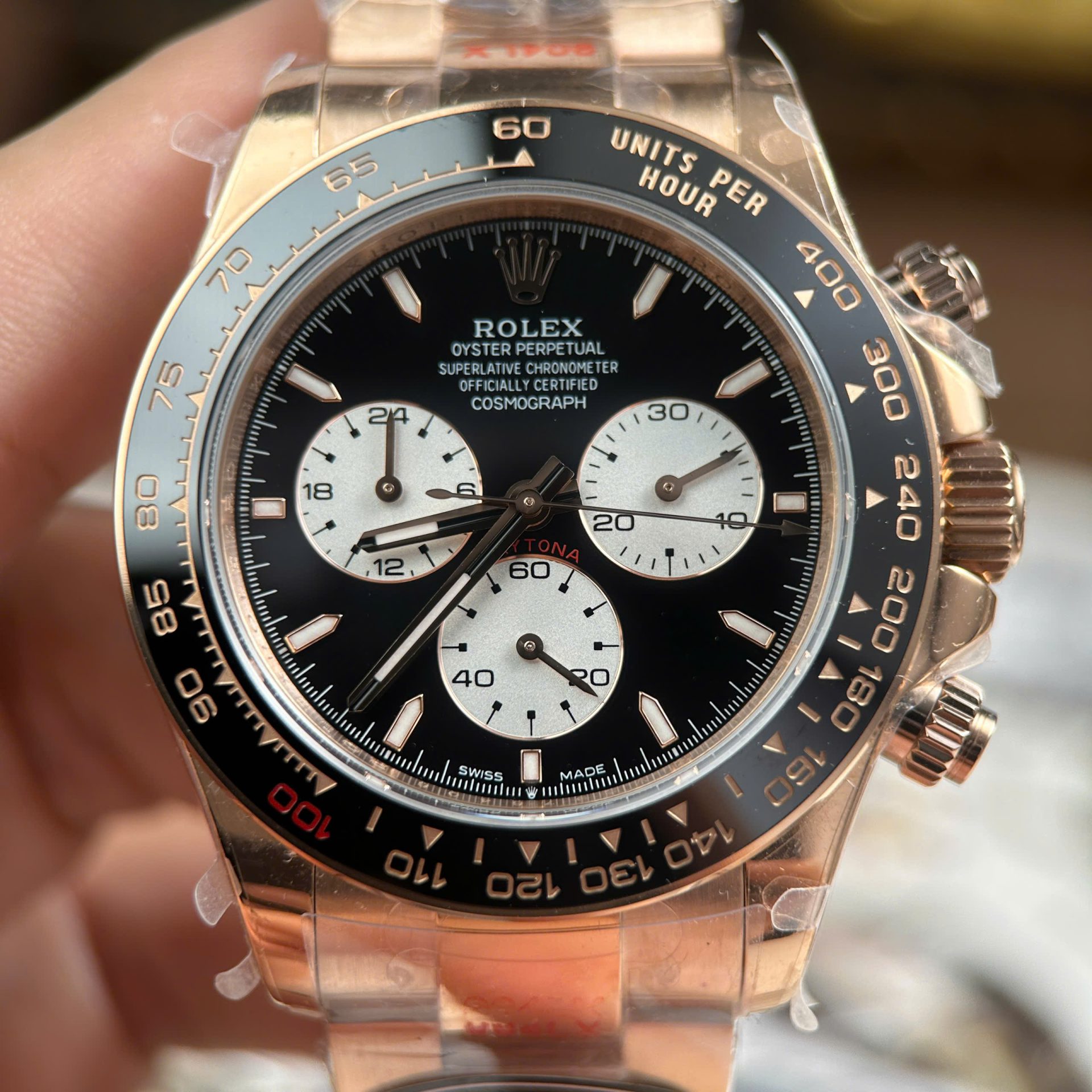 Rolex Cosmograph Daytona Le Mans 126525LN Knock Off Watches Weight 173 Grams QF Factory 40mm