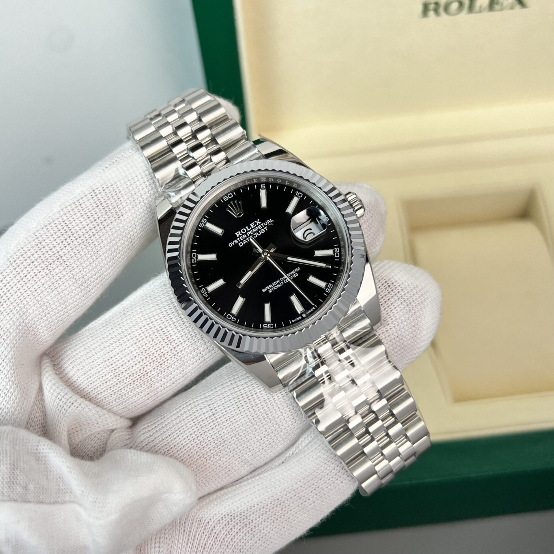 Rolex Replica 1:1 Watch DateJust 126334 Black Dial Clean Factory 41mm