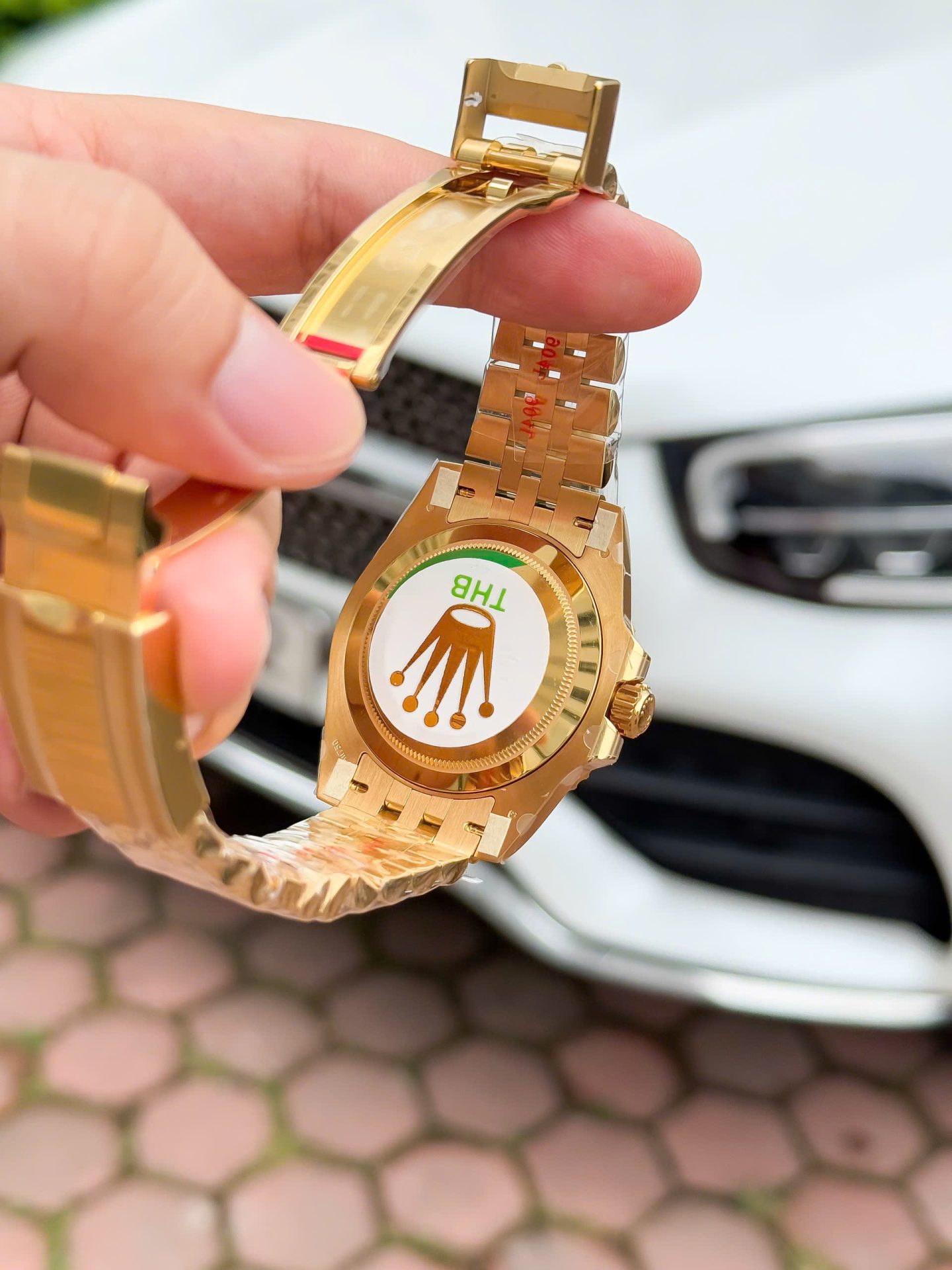 Rolex GMT Master II Tiger Eye Ttone Dial Best Replica Watches Jubilee Strap THB Factory 40mm