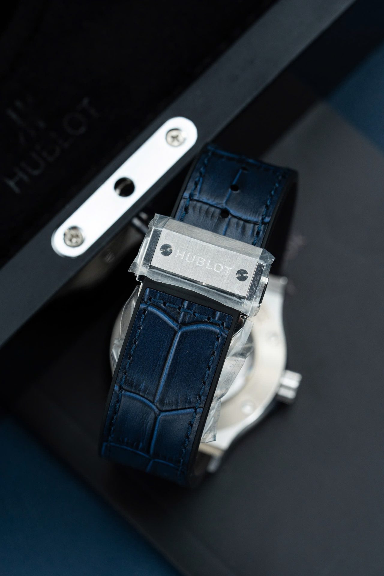 Hublot Classic Fusion Titanium Rainbow Refined Synthentic Gemstones Bezel Best Copy 42mm