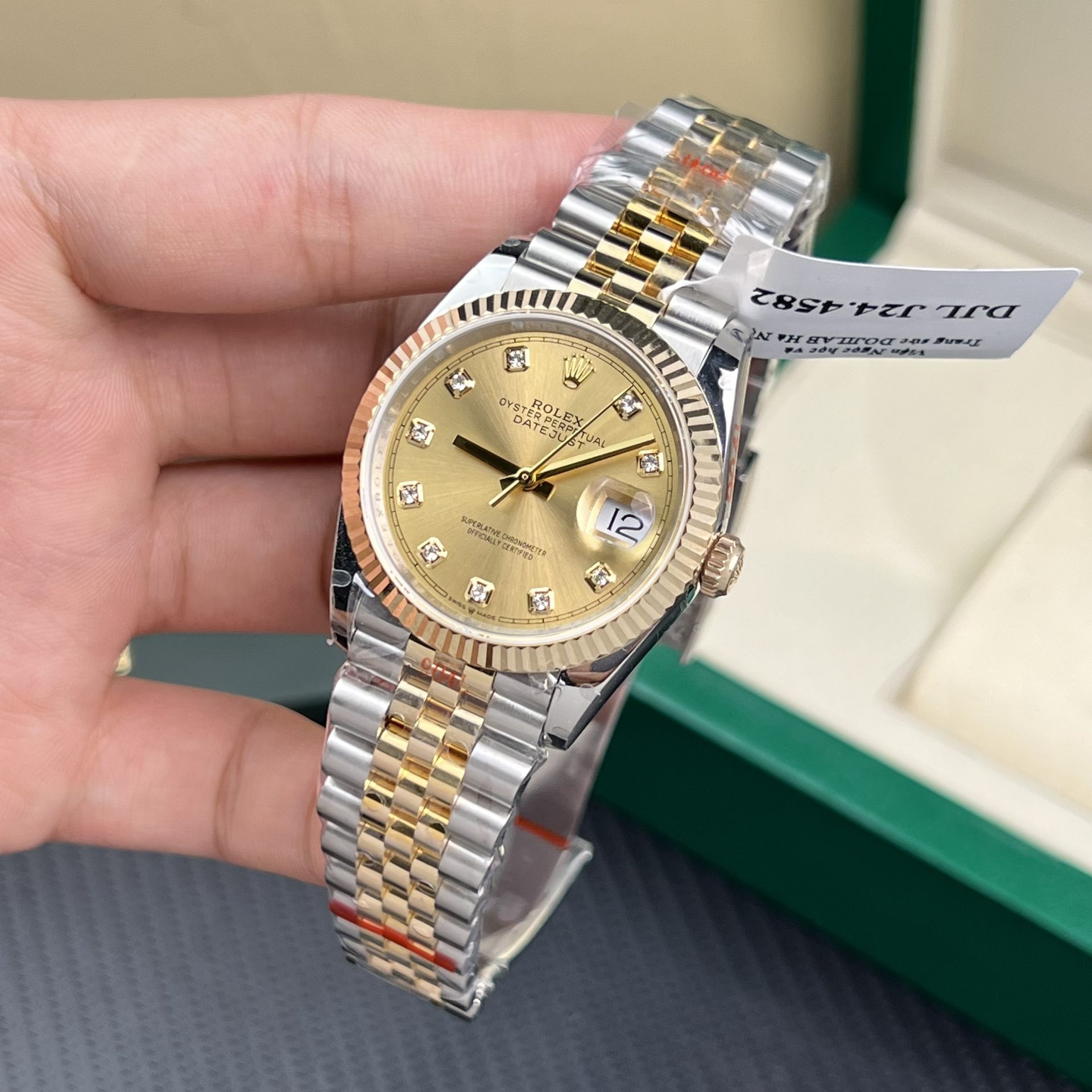Rolex Replica 1:1 Watch DateJust Gold Wrapped Jubilee Strap GM Factory 36mm