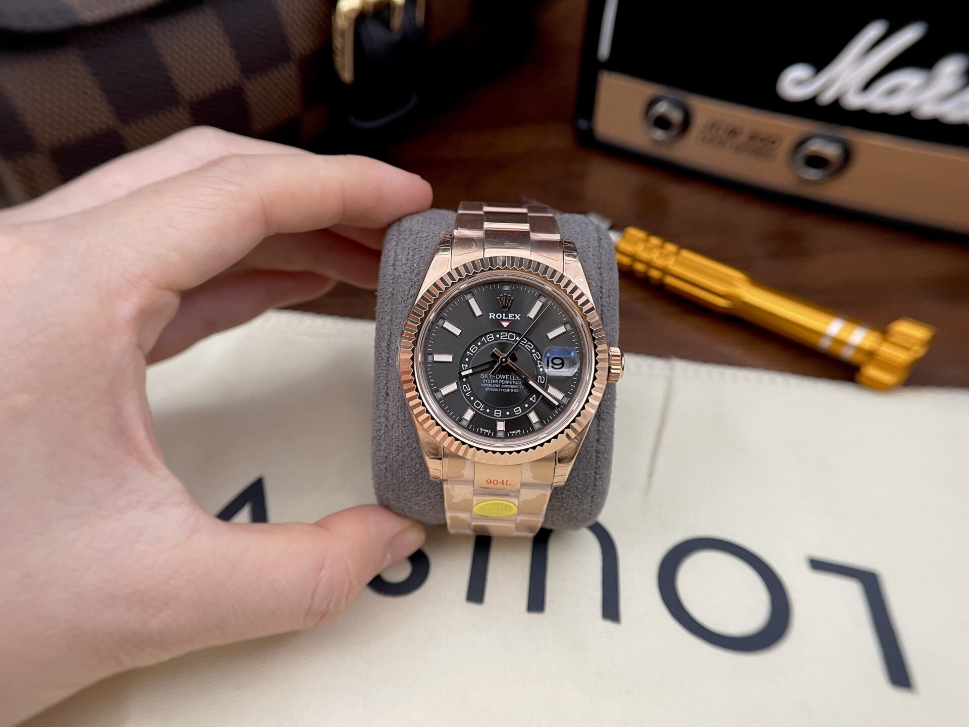 Rolex Sky-Dweller 326935 Replica 1:1 Watch Noob Factory Gray Dial 42mm