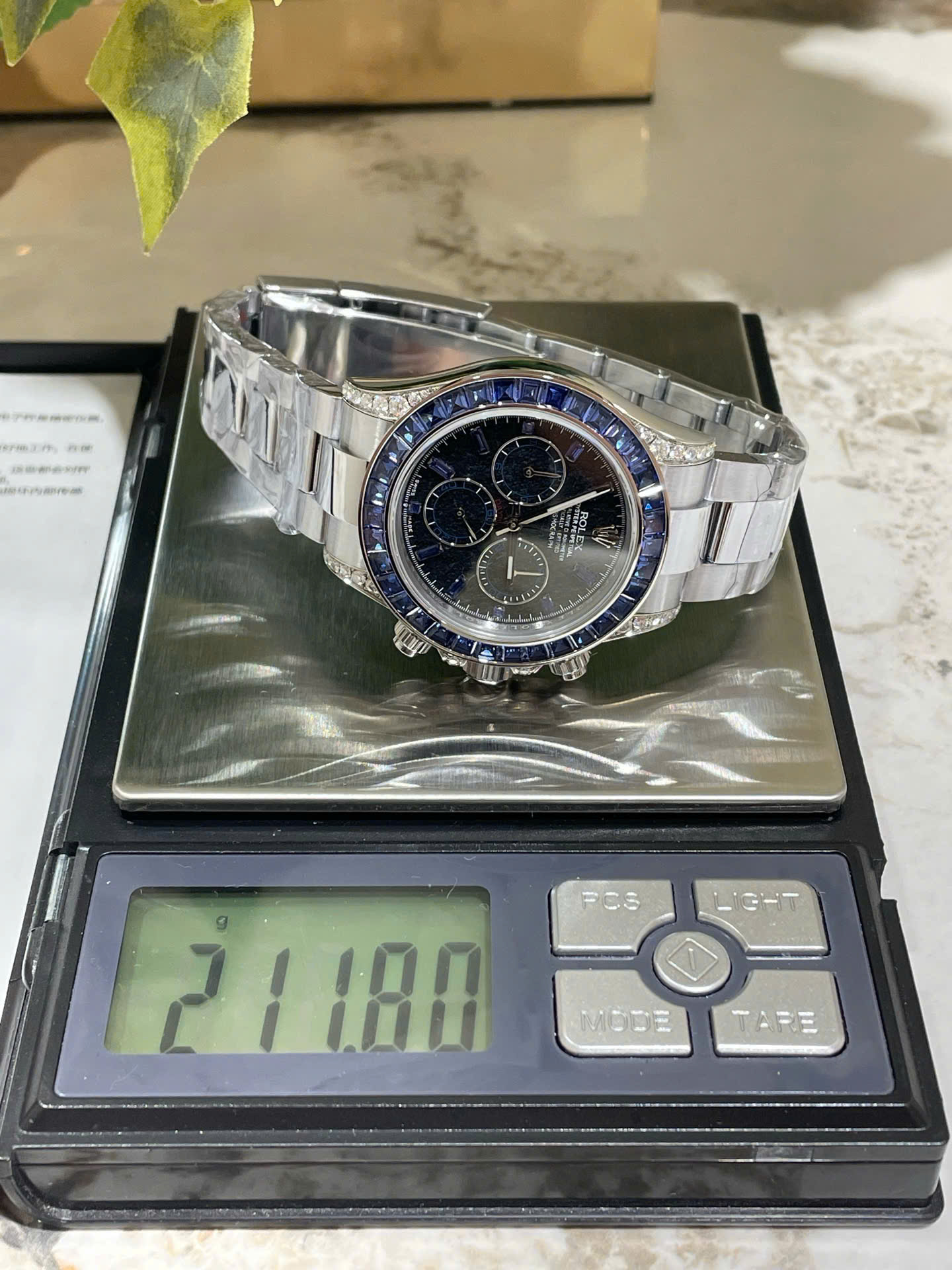 Rolex Daytona 126599TSA Imitation Watches 18K White Gold Wrapped   Synthentic Sapphire 40mm