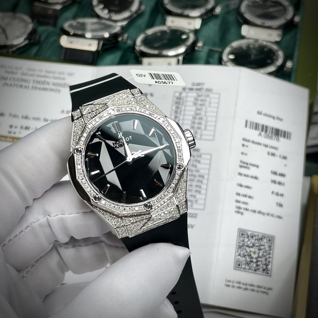 Hublot Replica 1:1 Watch Orlinski Titanium With Natural Diamonds 40mm