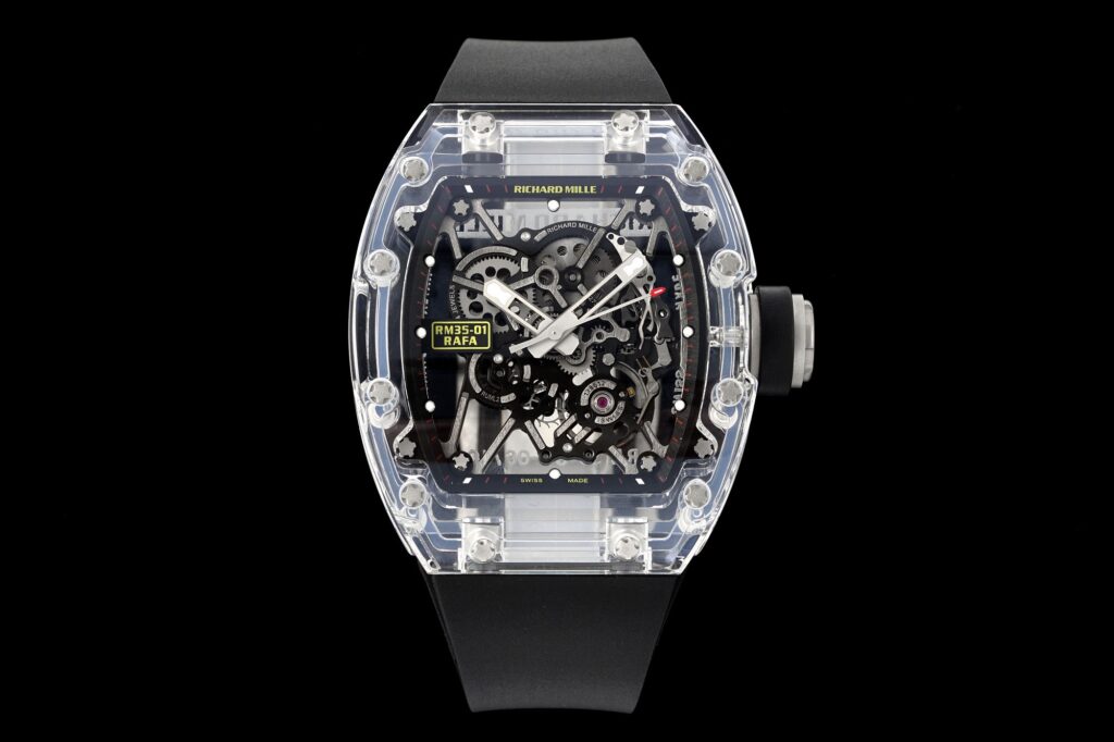 Richard Mille RM35-01 Rafael Nadal Sapphire Replica 11 Watch Factory BBR 44mm