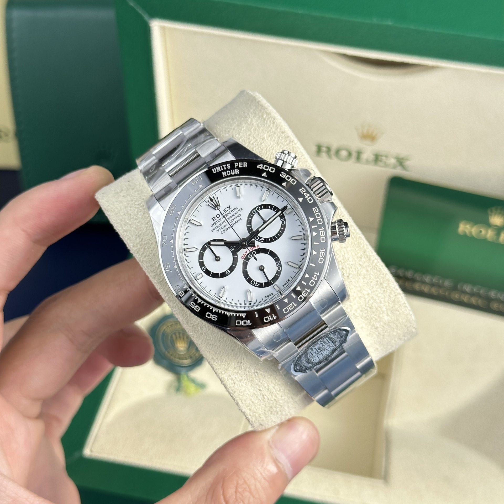 Rolex Replica 1:1 Watch Daytona 126500LN Panda New Version 4131 Clean 40mm