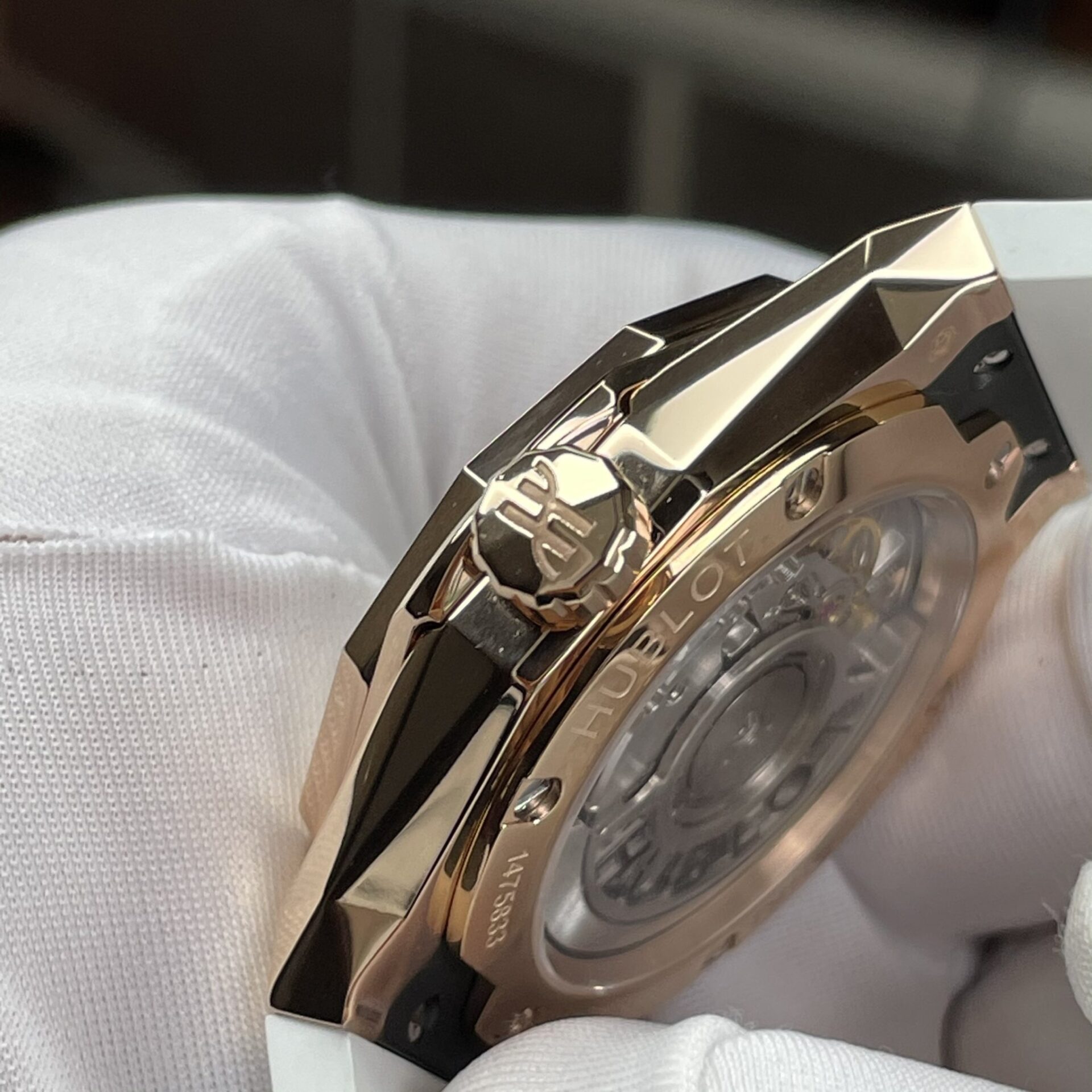 Hublot Replica 1:1 Watch Orlinski King Gold White Rubber Strap APS 40mm