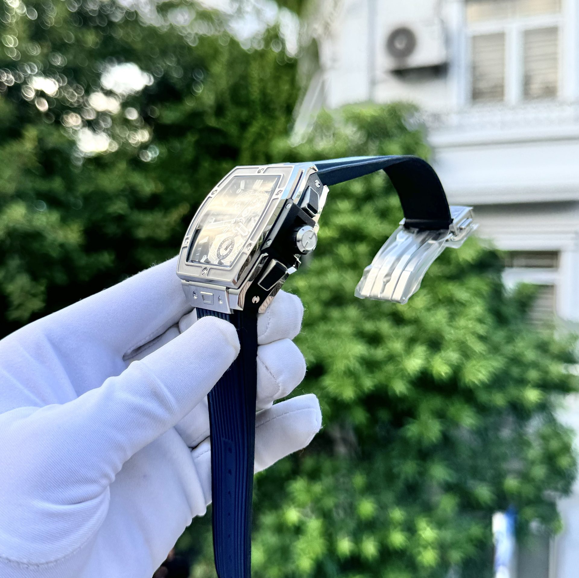 Hublot Replica 1:1 Watch Spirit Of Big Bang Blue Titanium Chronograph 42mm