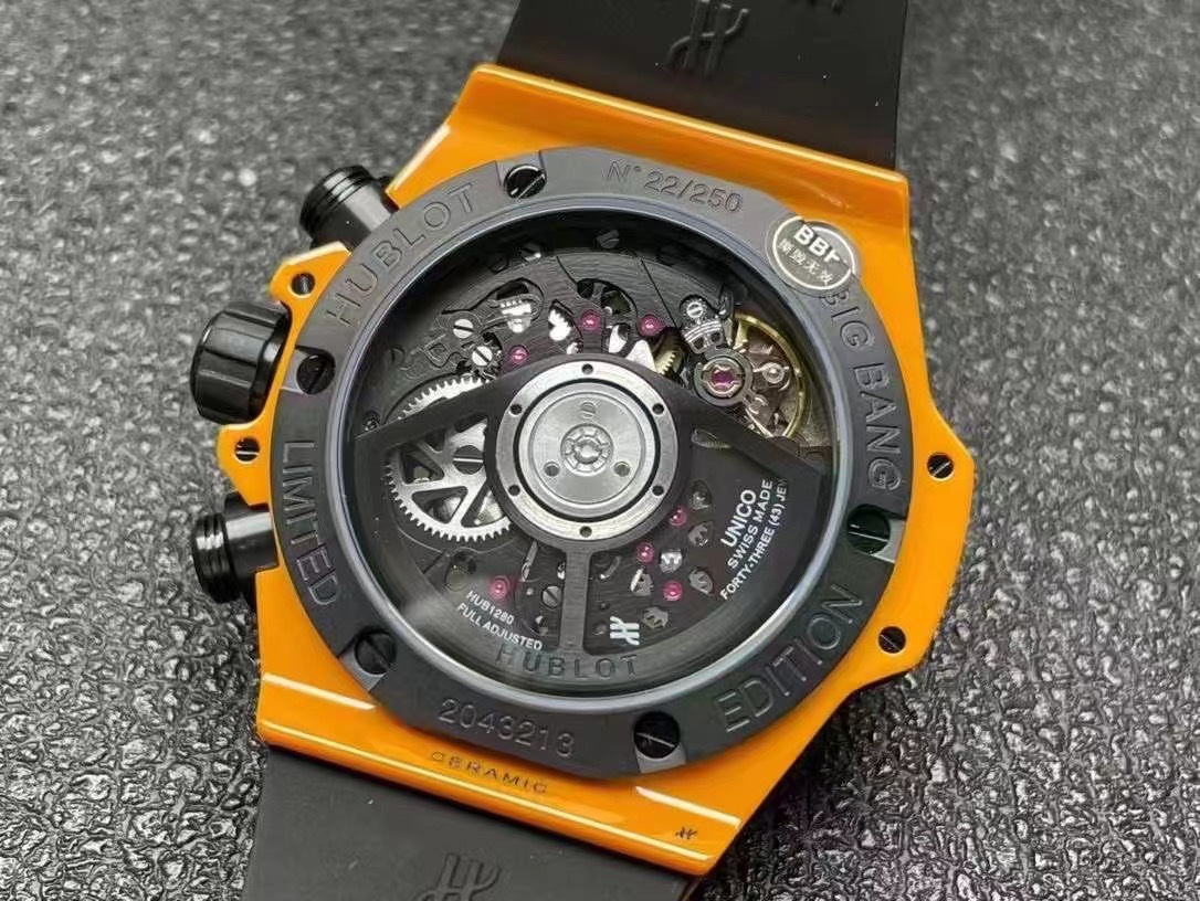 Replica Hublot Watch Big Bang Unico Orange Ceramic BBF Factory 42mm