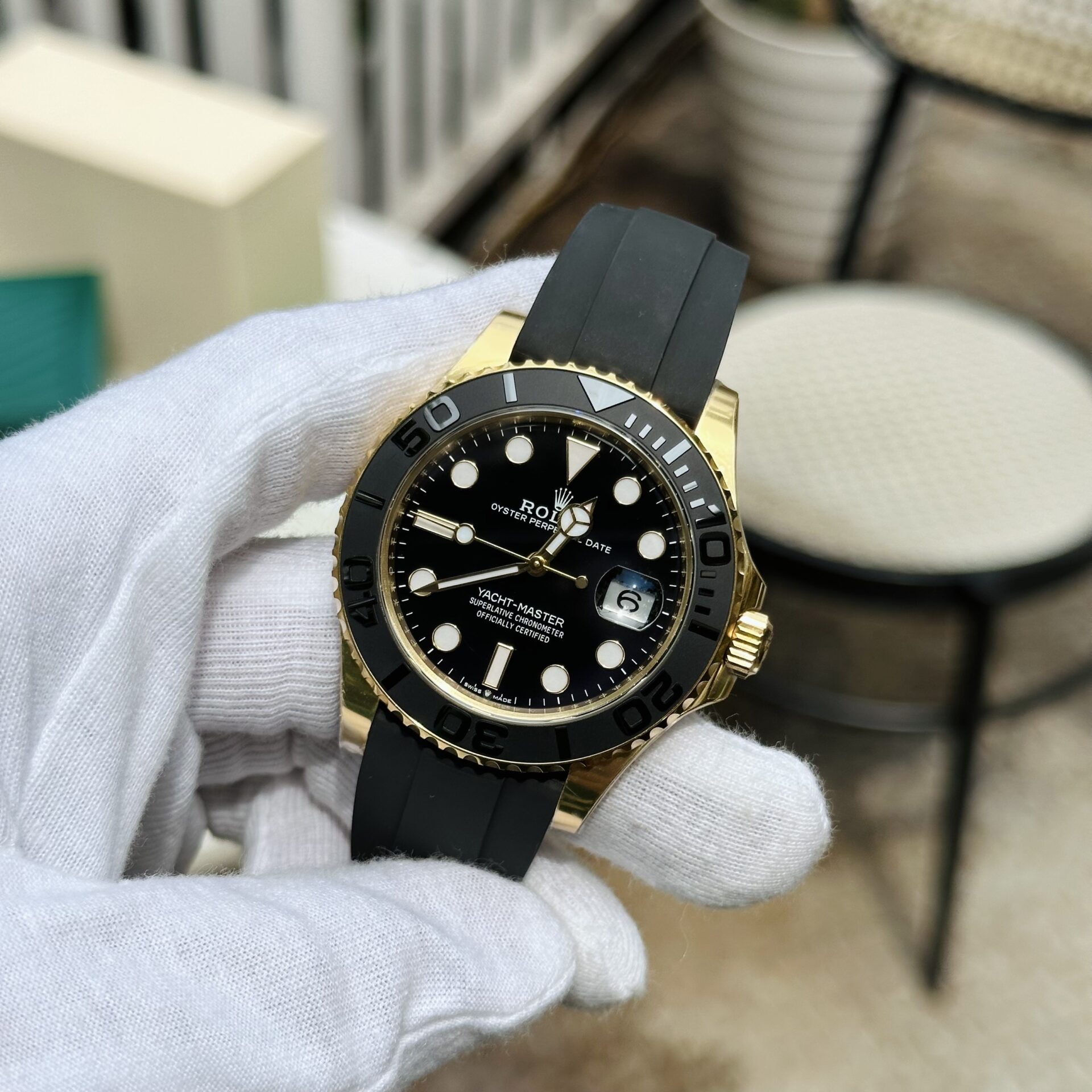 Rolex Replica 1:1 Watch Yacht-Master 226658 Rubber Strap Clean Factory 42mm