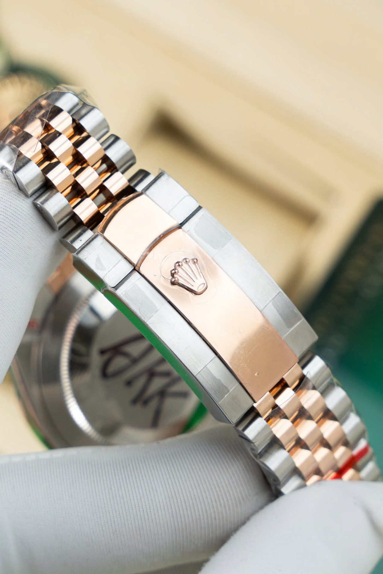 Rolex Copies Watch DateJust 126331 Dial Sundust Custom Gold Wrapped GM Factory 41mm