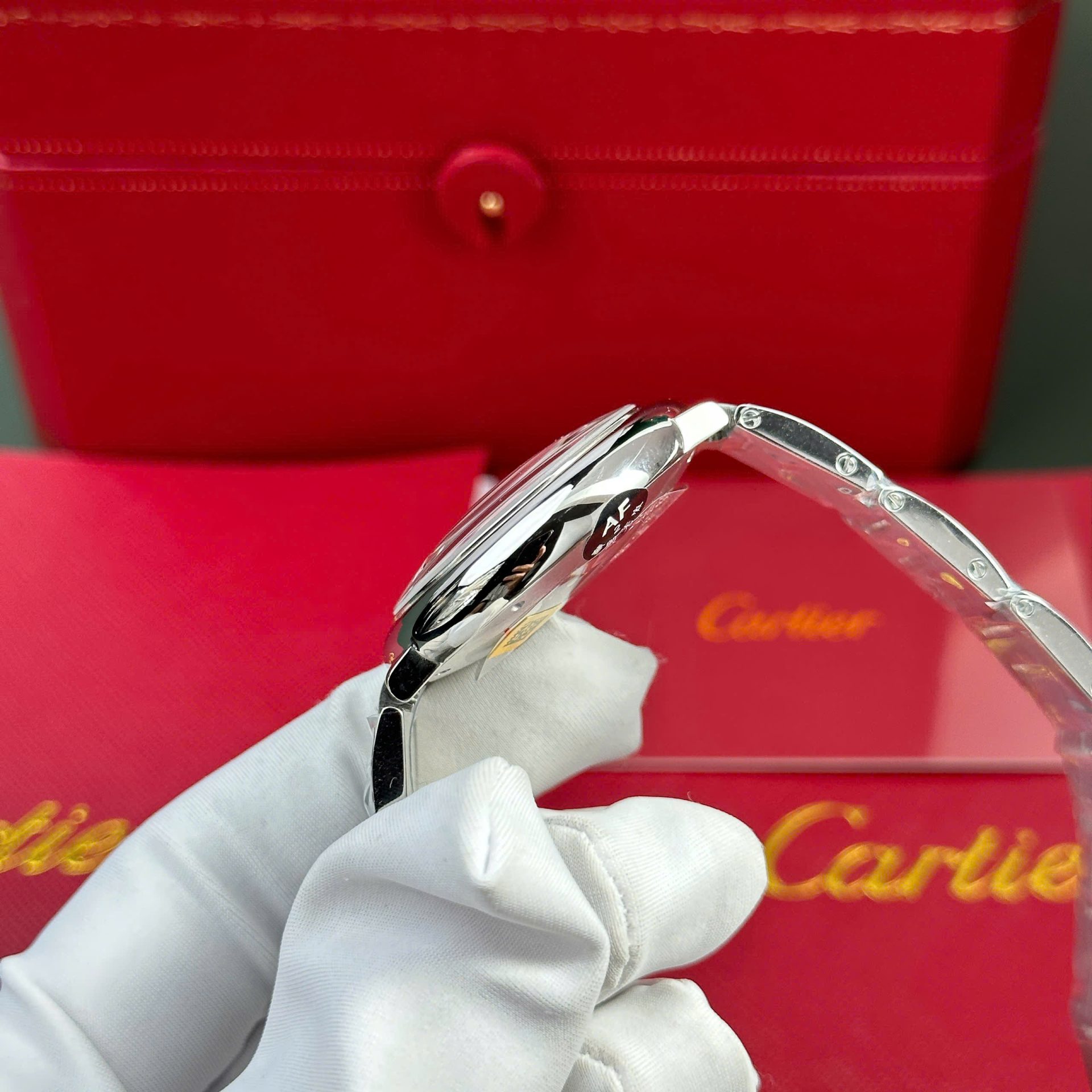 Cartier Ballon Bleu Replica Watch White Dial Metal Wire AF Factory 36mm