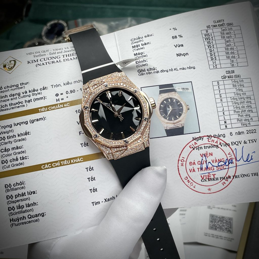 Hublot Replica 11 Watch Orlinski King Gold With Natural Diamonds 40mm