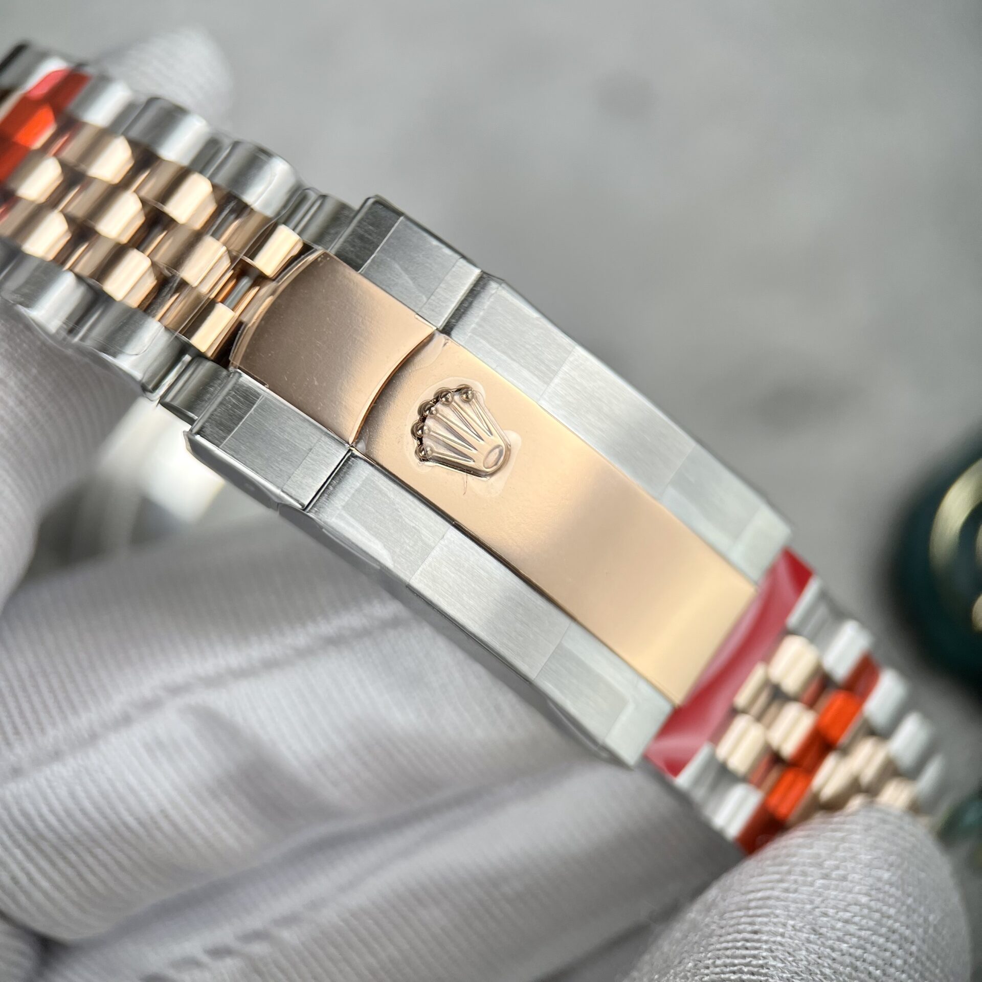 Rolex Replica 1:1 Watch DateJust Mother of Pearl Demi Strap EW Factory 31mm