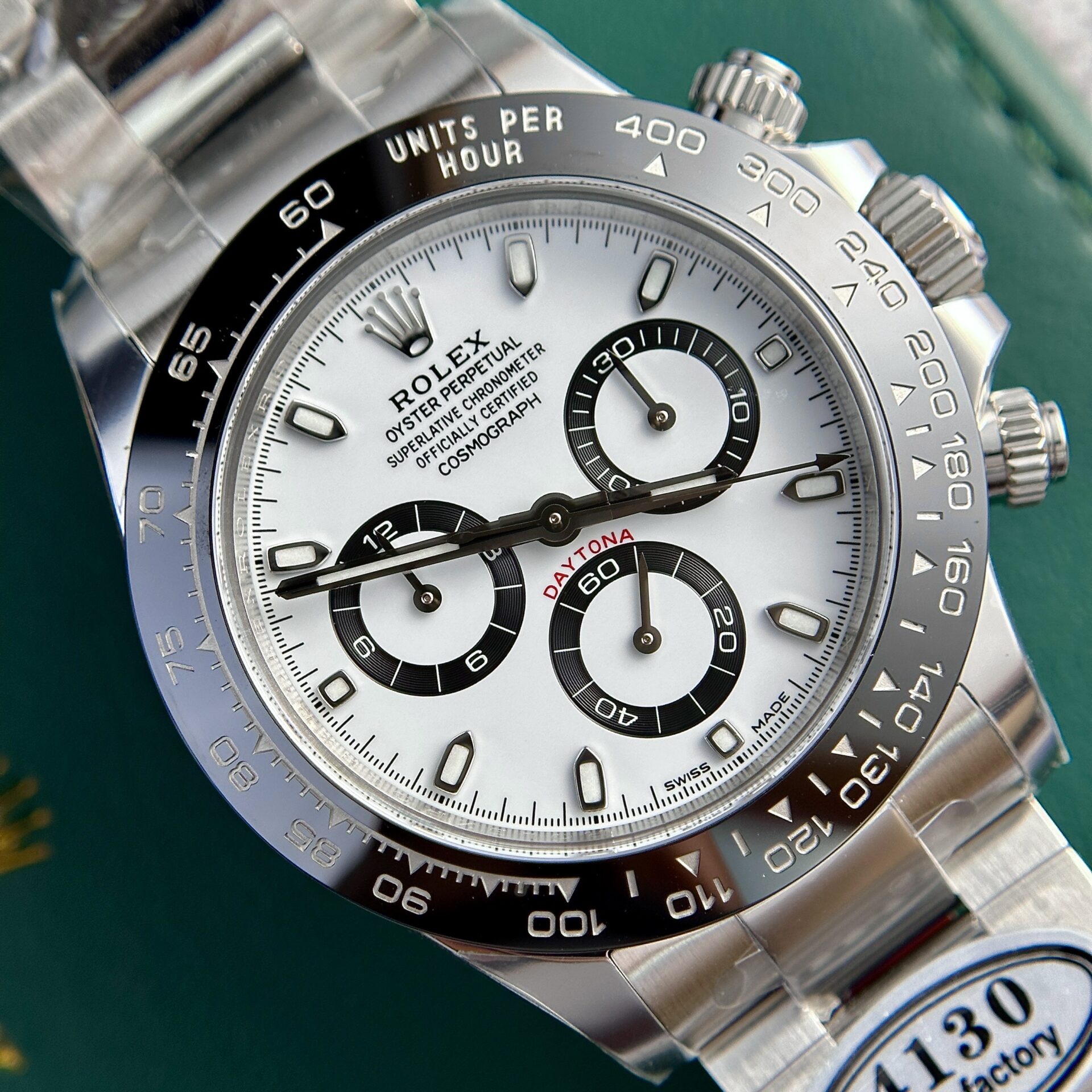 Rolex Replica 1:1 Watch Daytona 116500LN Panda White Dial Factory Clean 40mm