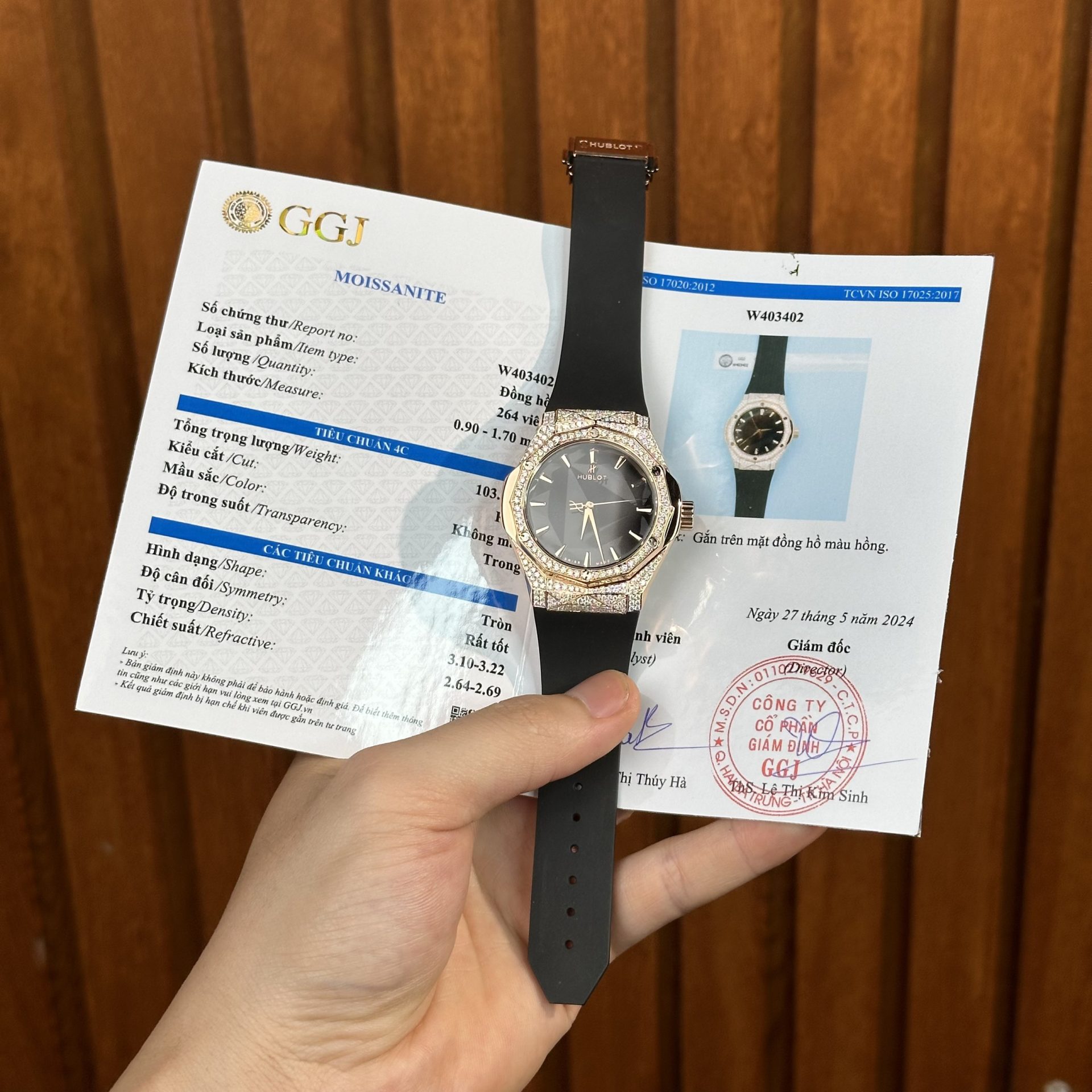 Hublot Replica 11 Watch Orlinski King Gold Full Diamond Moissanite Hong Kong 40mm