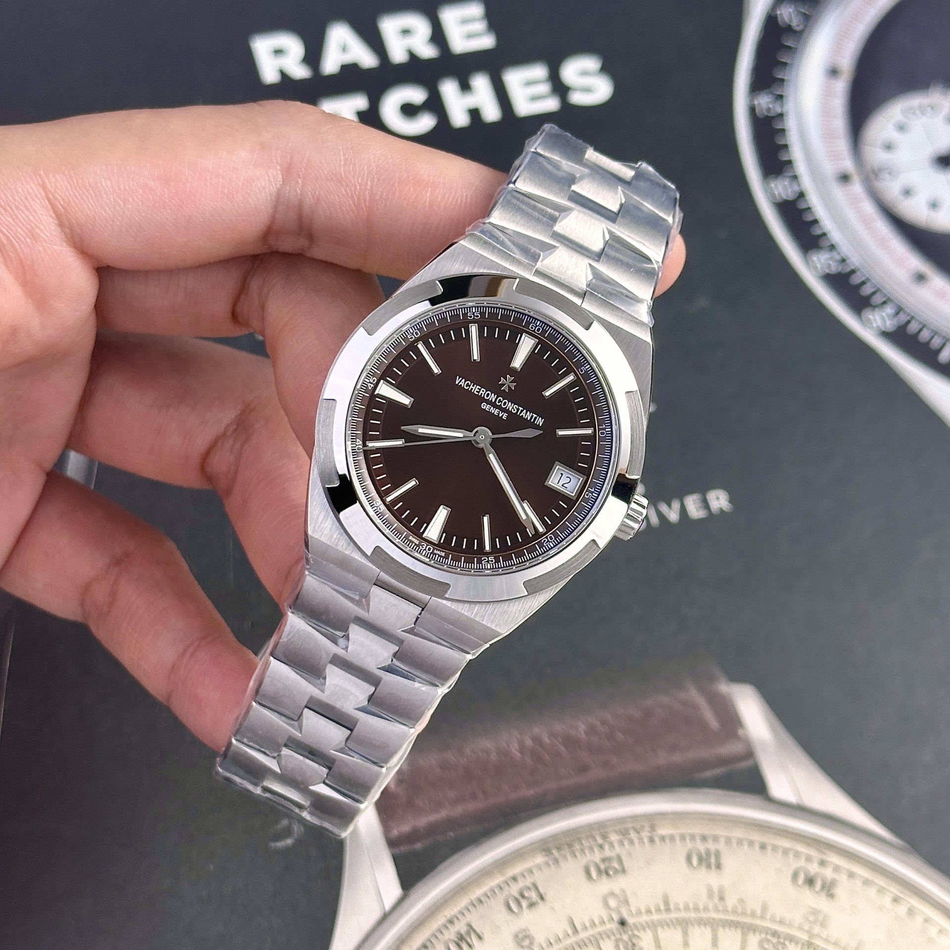 Vacheron Constantin Replica 11 Watch Overseas 4500V Brown Dial Factory PPF 41mm
