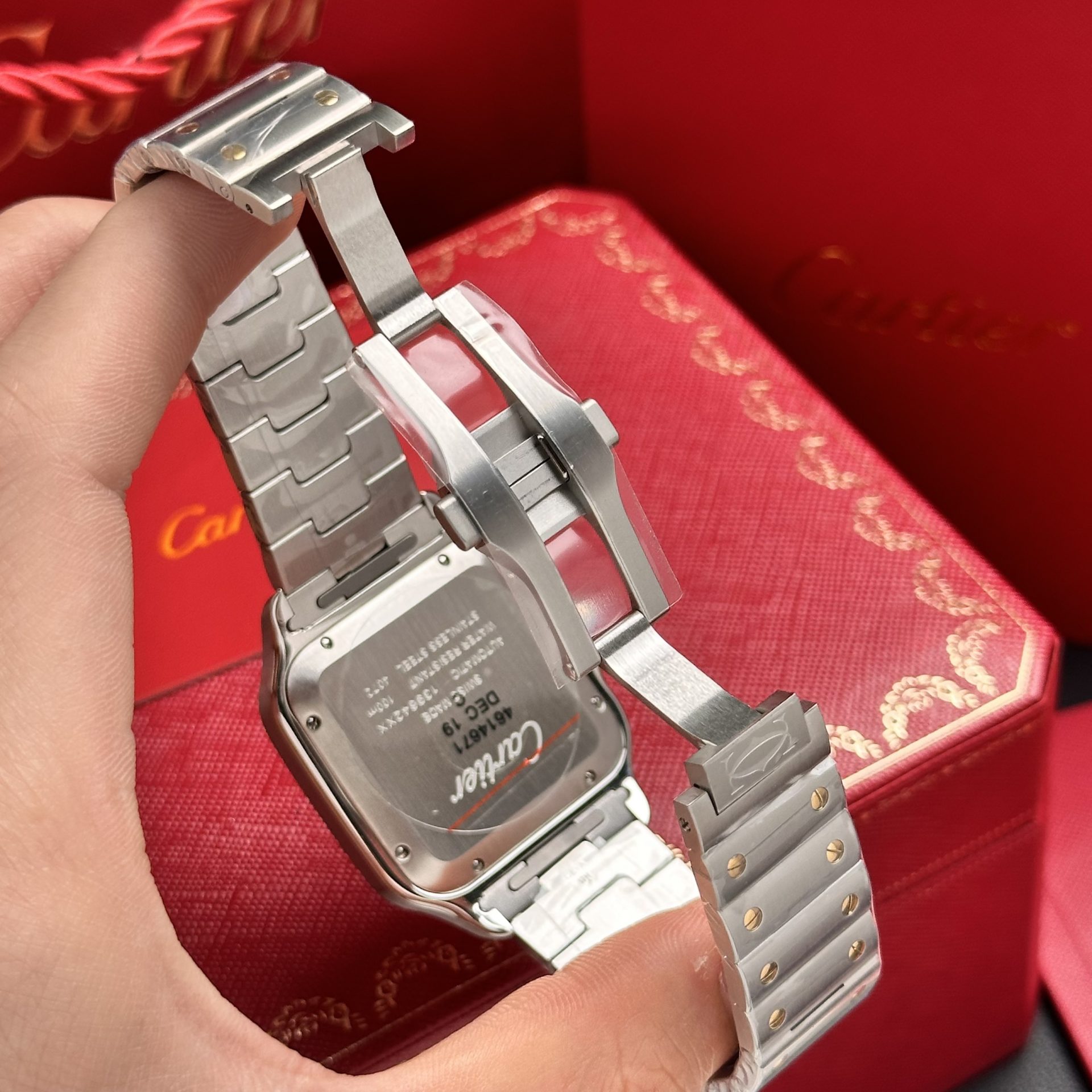 Cartier Replica 11 Watch Santos de Cartier W2SA0009 Demi Gold BV Factory 39.8mm