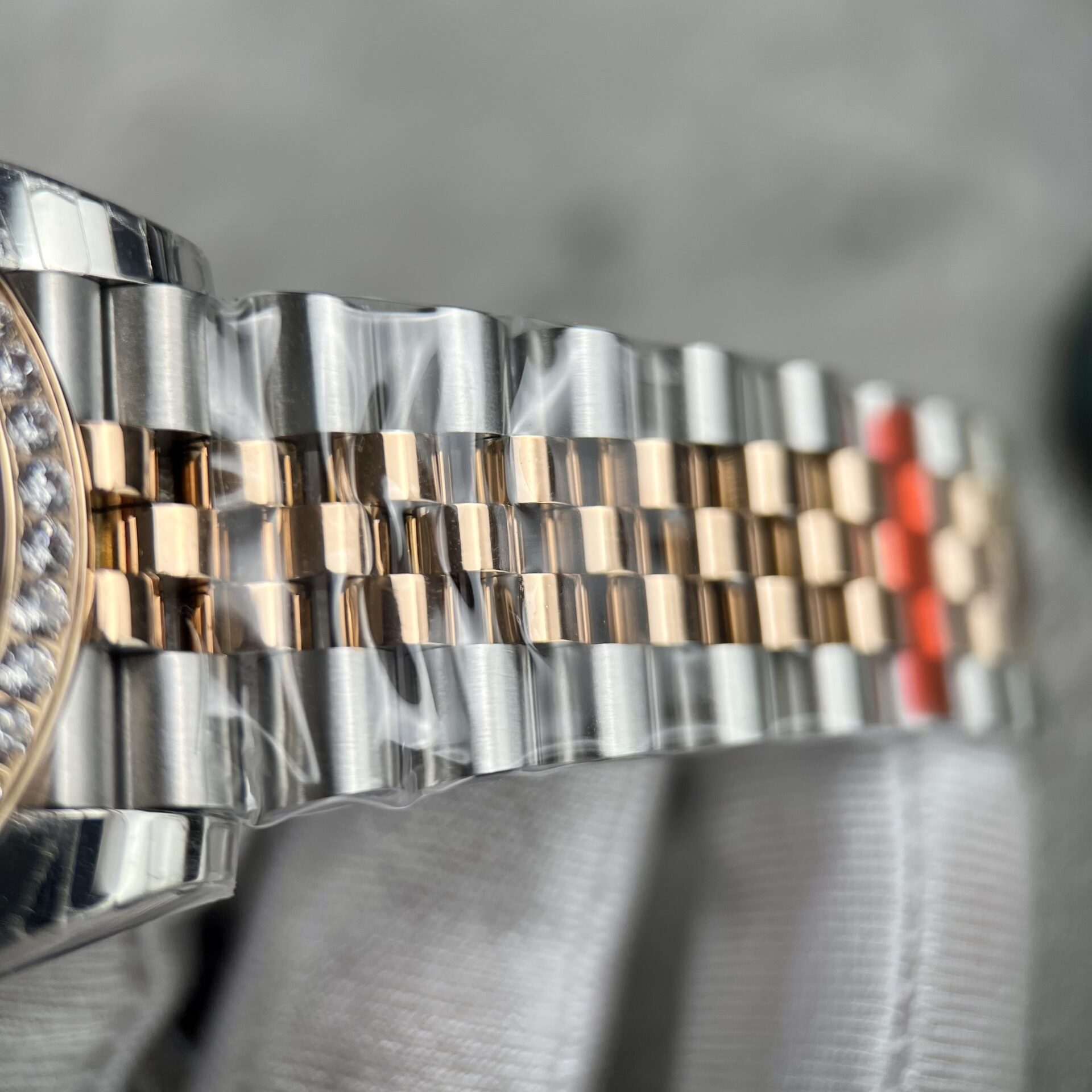 Rolex Replica 1:1 Watch DateJust Mother of Pearl Demi Strap EW Factory 31mm