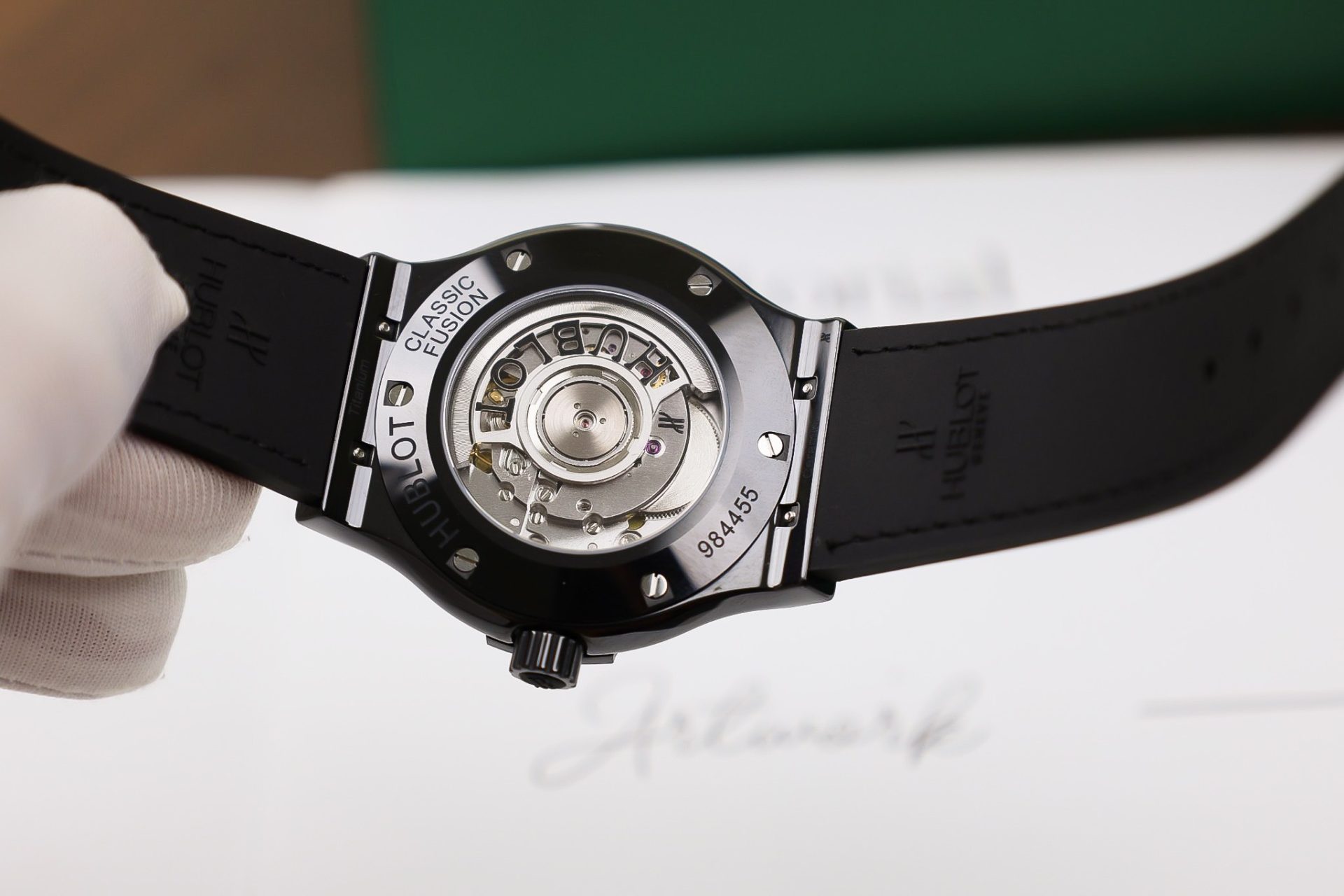 Hublot Replica 1:1 Watch Classic Fusion Black Ceramic SW300 Movement 42mm