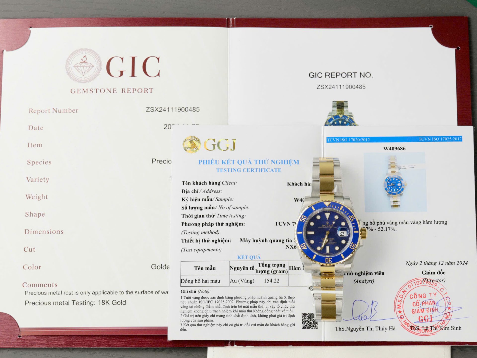 Rolex Submariner Dial Blue Copies Watches Gold Wrapped Custom 40mm