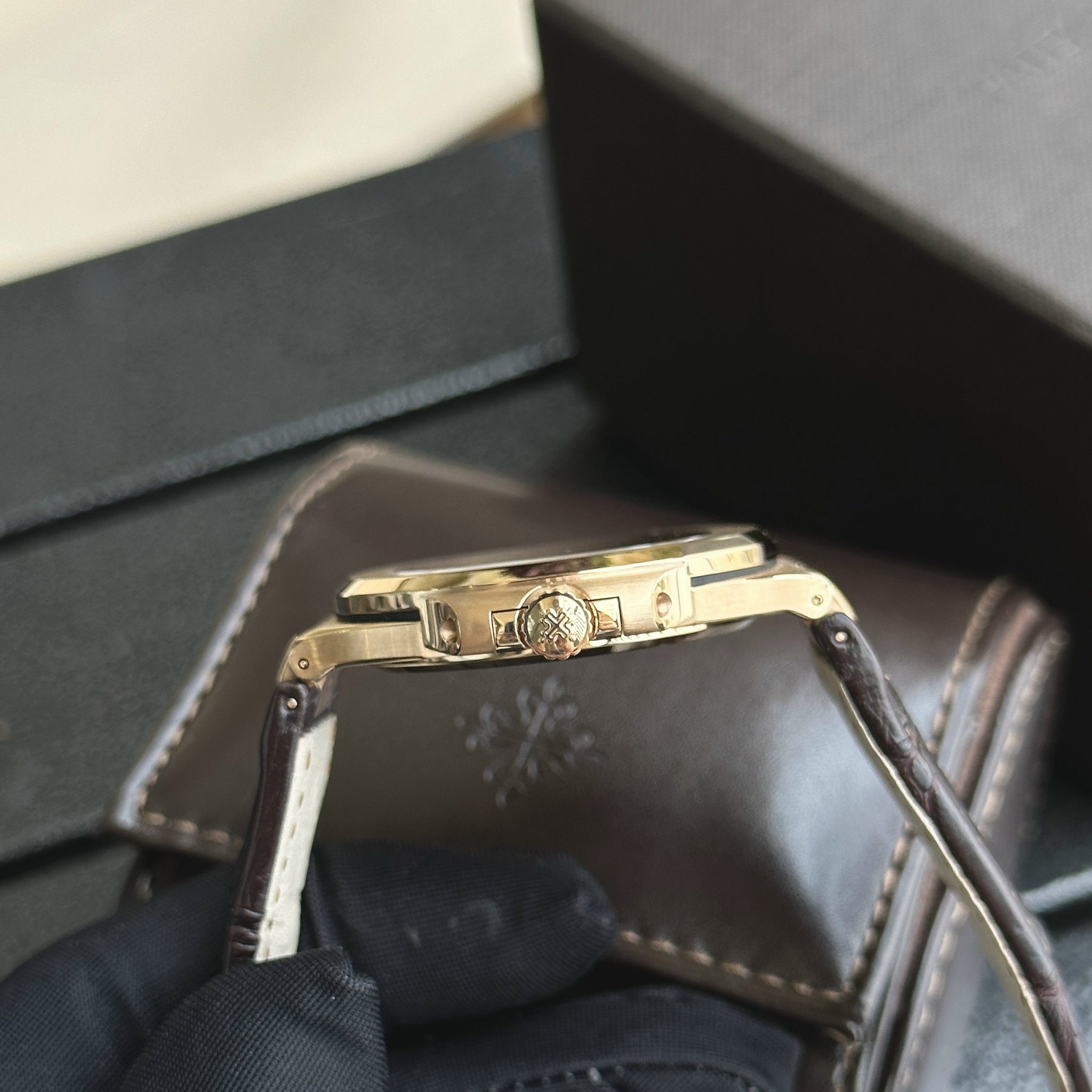 Patek Philippe Nautilus 5711 Rose Gold Grey Dial Replica 1:1 Watch Factory 3K 40mm