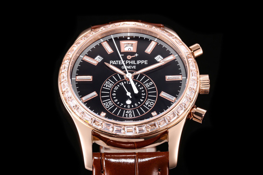 Patek Philippe Replica 1:1 Watch Complications 5961R Brown Leather Strap 40.5mm