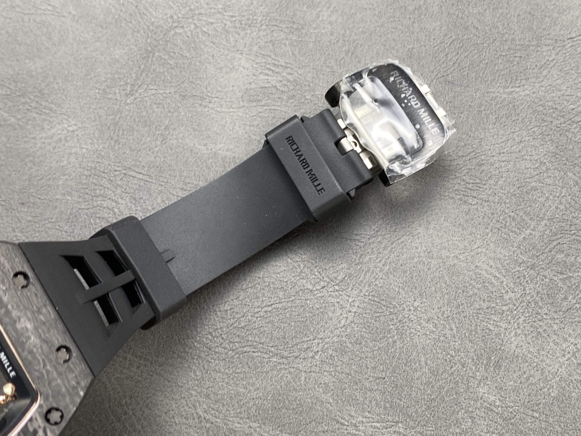 Richard Mille Replica 11 Watch RM66 Ultra Light Carbon Rose Gold Wrapped Refine 42.7mm