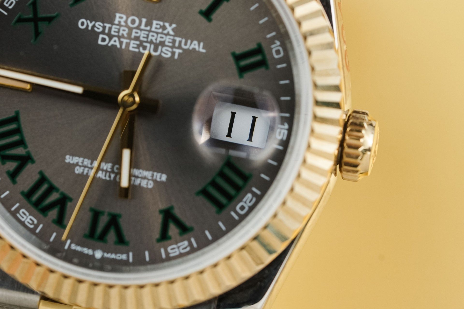 Rolex Rep 11 Watch DateJust 126231 Wimbledon Dial Gold Wrapped GM Factory 36mm